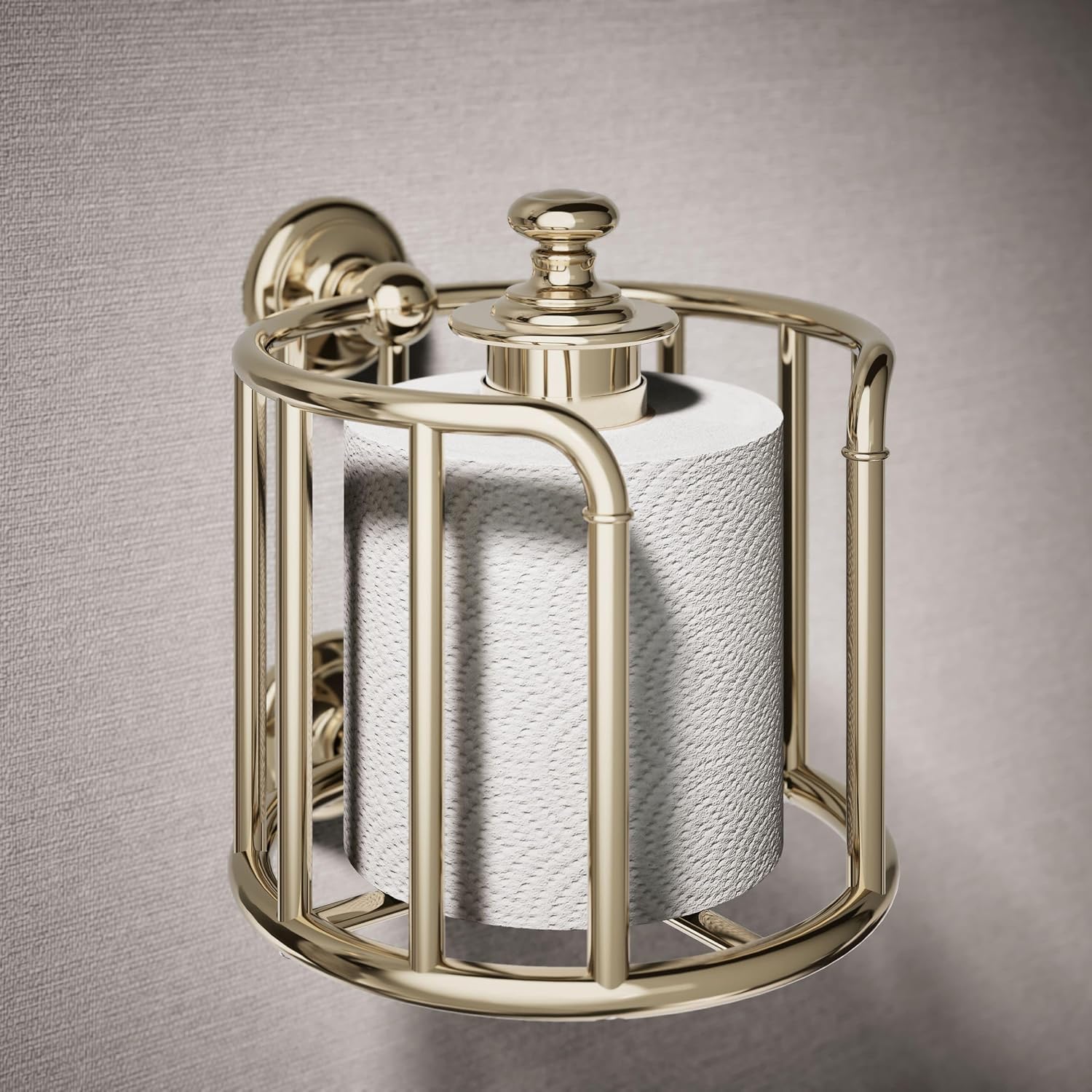 Kohler 72576-AF Artifacts Toilet Paper Carriage in Vibrant French Gold