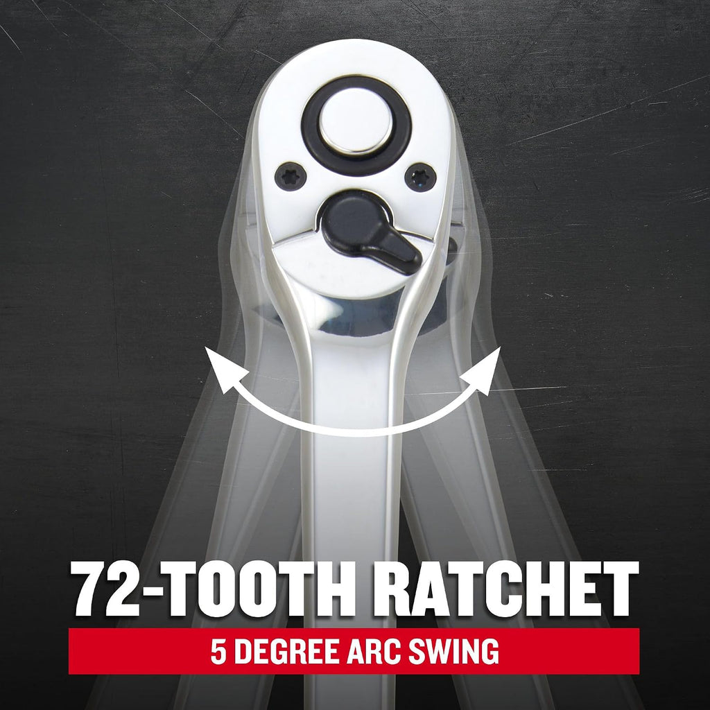 CRAFTSMAN Ratchet, Long-Handle, 1/2 Inch Drive (CMMT99441) (Pack of 6)