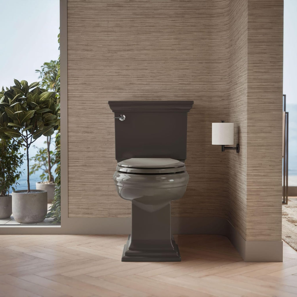 KOHLER CACHET® Nightlight Soft Close Toilet Seat Elongated, ReadyLatch®, Grip-Tight Hardware, Thunder Gray