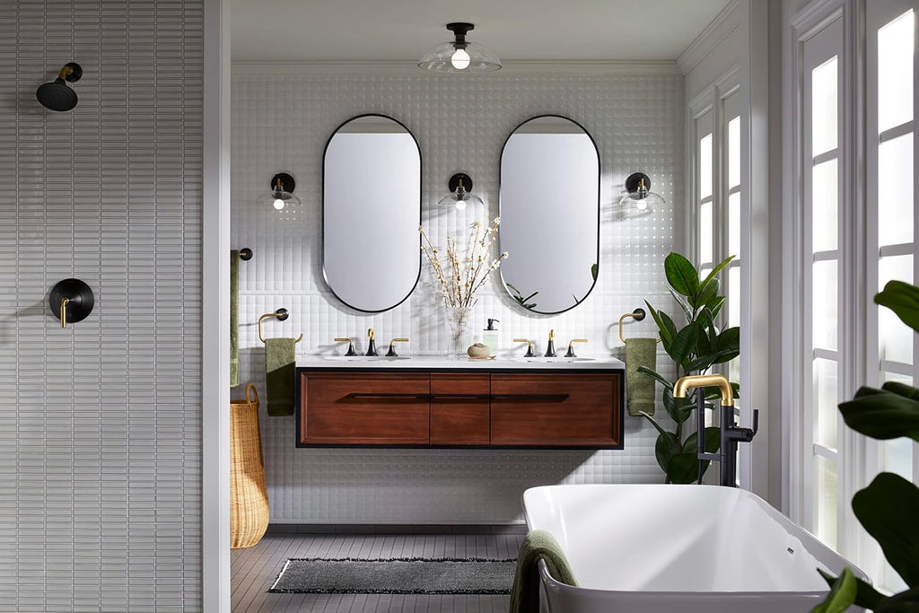 Kohler Lighting 31768-SC01 Tone 7' Tall Bathroom Sconce - Brushed Moderne Brass