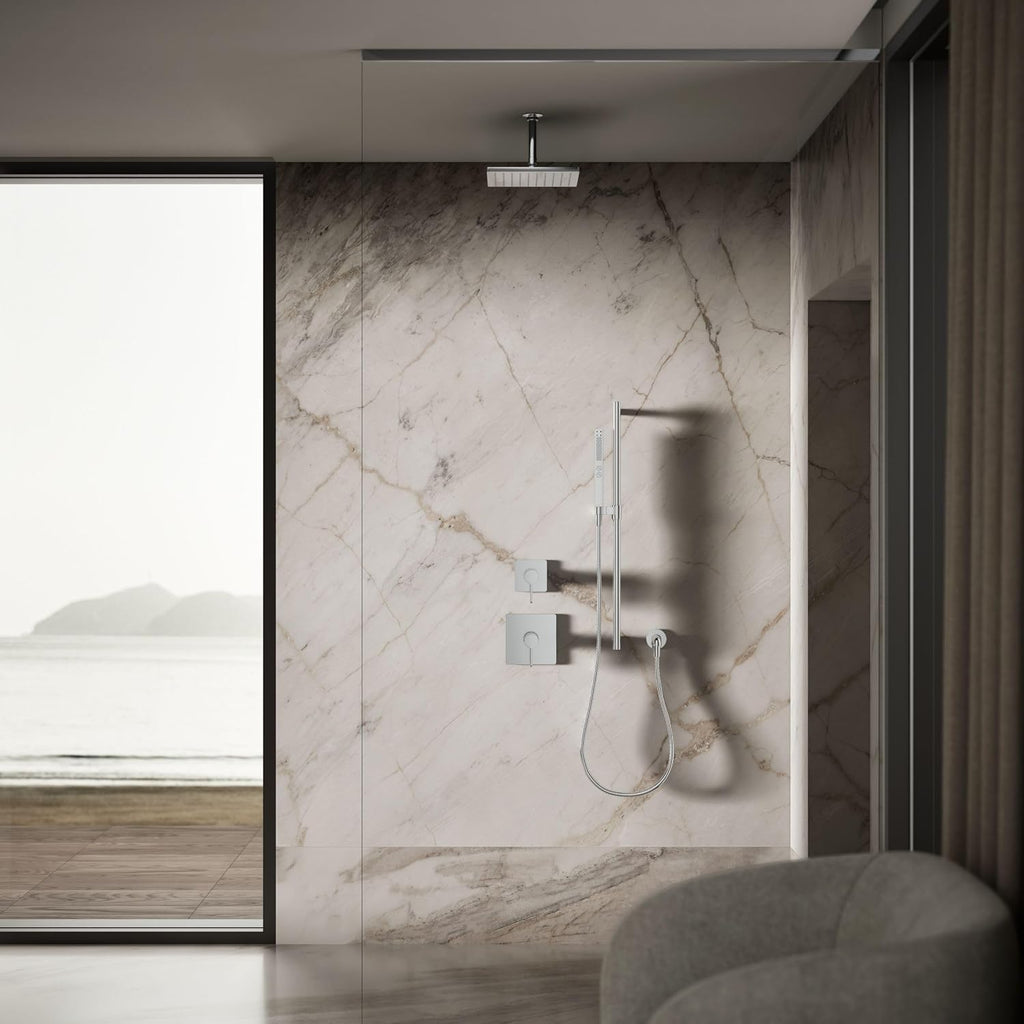 Kohler 26149-CP Honesty® 10' single-function rainhead, 2.5 gpm, Polished Chrome