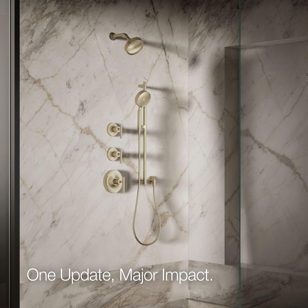 Kohler 965-AK-BV Purist® Single-function showerhead, 2.5 gpm, Vibrant Brushed Bronze