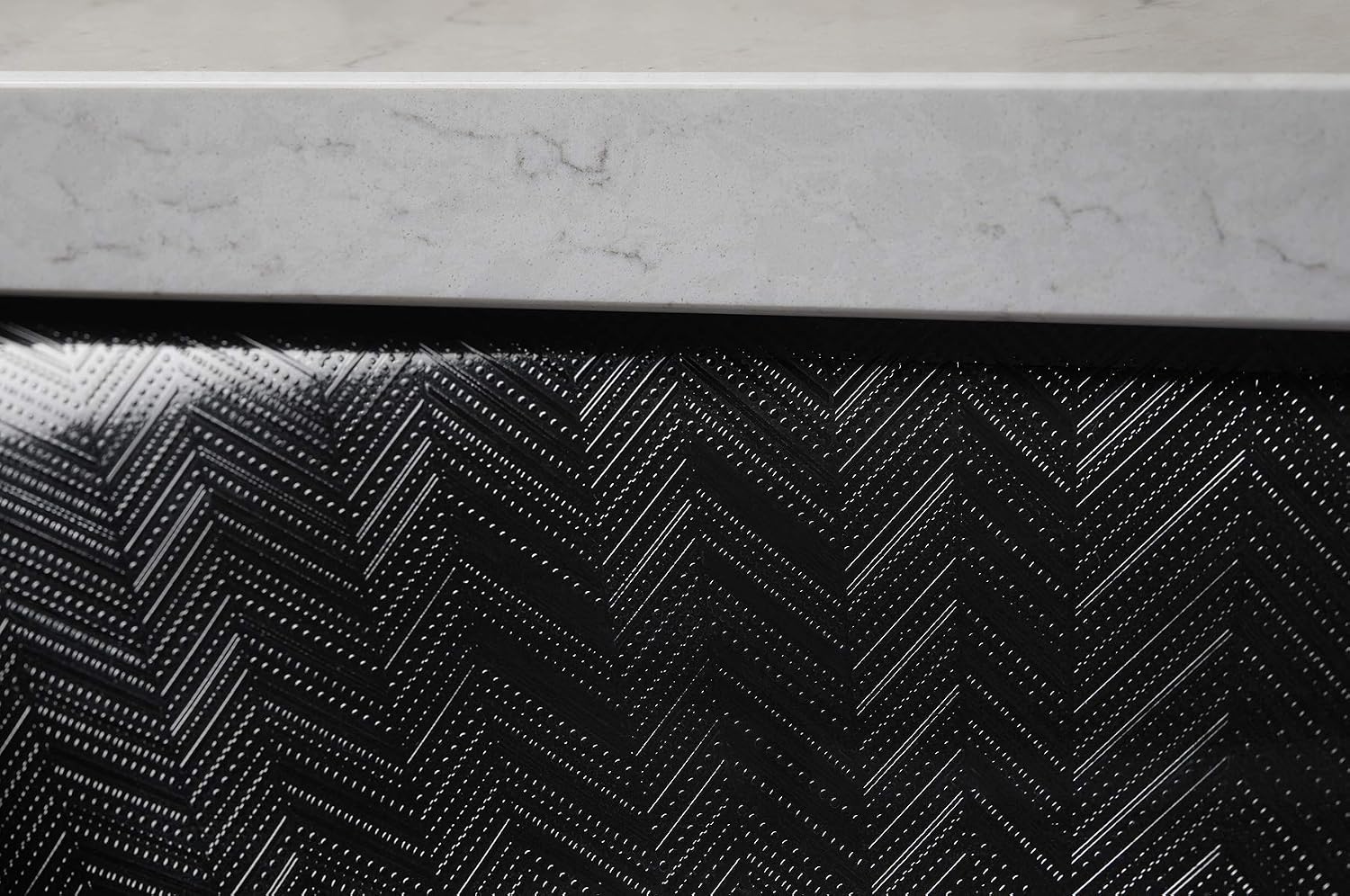 Kohler 29471-HD2-7 Sartorial™ Herringbone Caxton Rectangle Undermount bathroom sink