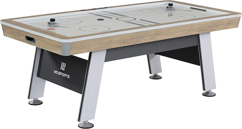 MD Sports Air Hockey Table with Arcade Electronic Scorer, Perfect for Family Game Rooms