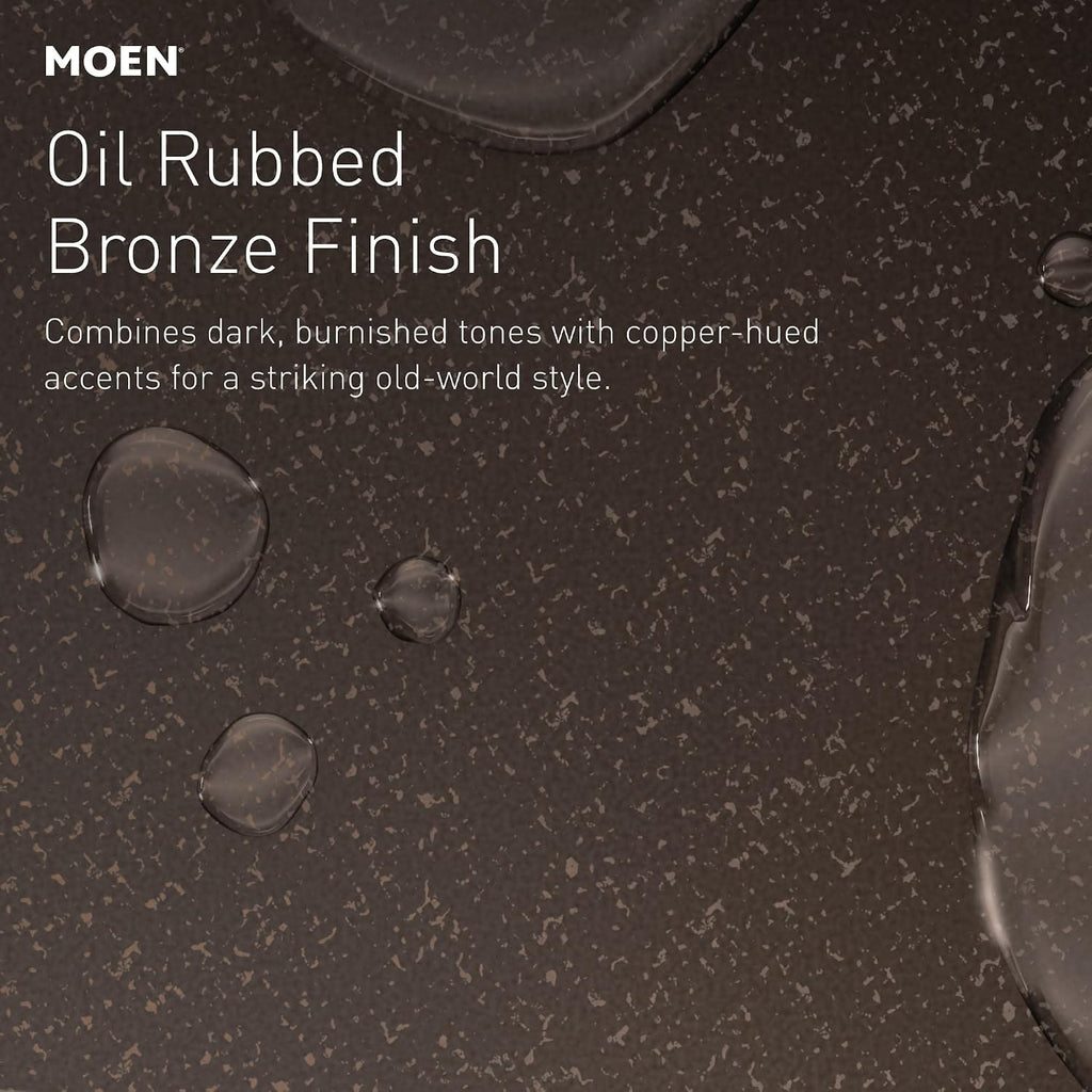 Moen Brantford Oil Rubbed Bronze Posi-Temp Pressure Balancing Shower Trim Kit with Shower Head and Lever Handle (Valve Required), T2152ORB