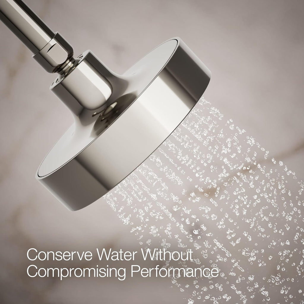 Kohler 965-AK-SN Purist® Single-function showerhead, 2.5 gpm, Vibrant Polished Nickel