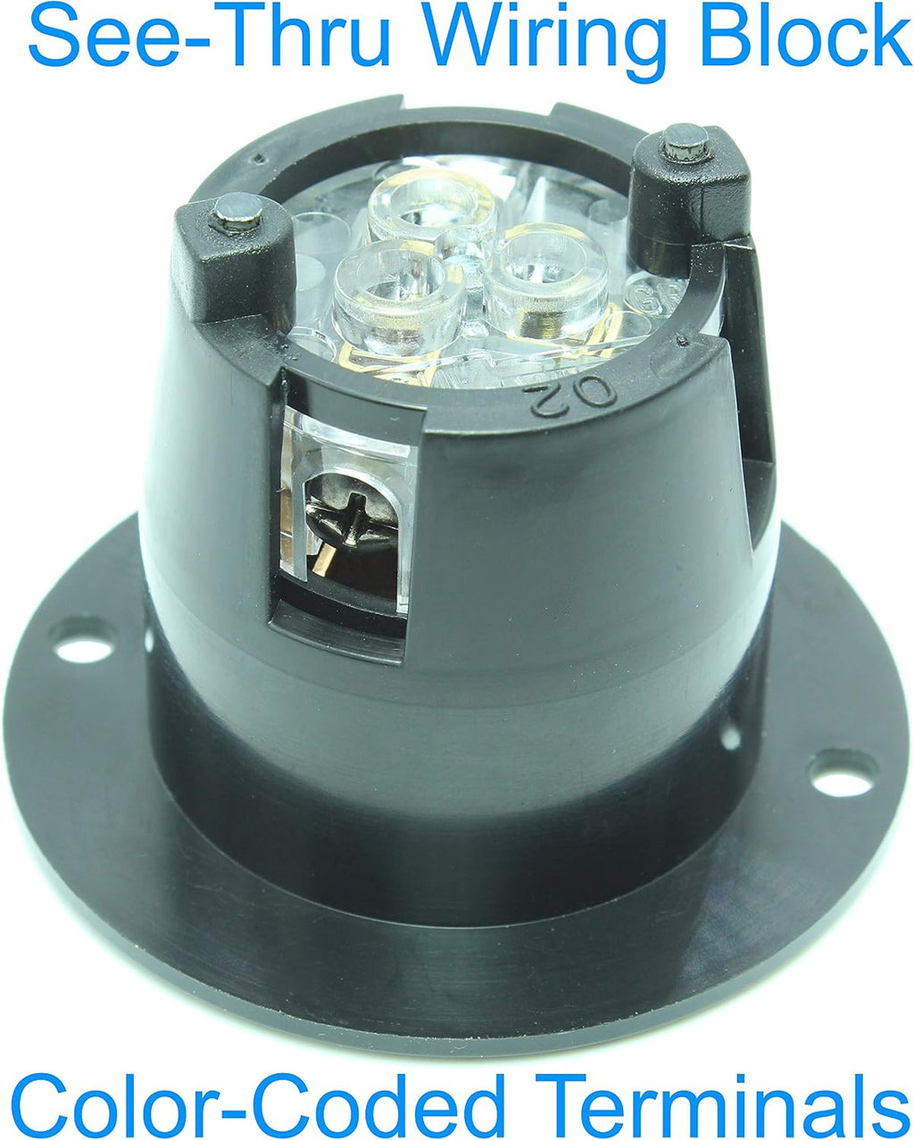 Journeyman-Pro 5279 15 Amp 120-125 Volt, NEMA 5-15 Flanged Outlet, Black Commercial Grade, 2 Pole-3 Wire, Straight Blade Plug Outdoor Receptacle and Surface Mount Outlet (No Cover/Cap, 10-Pack)