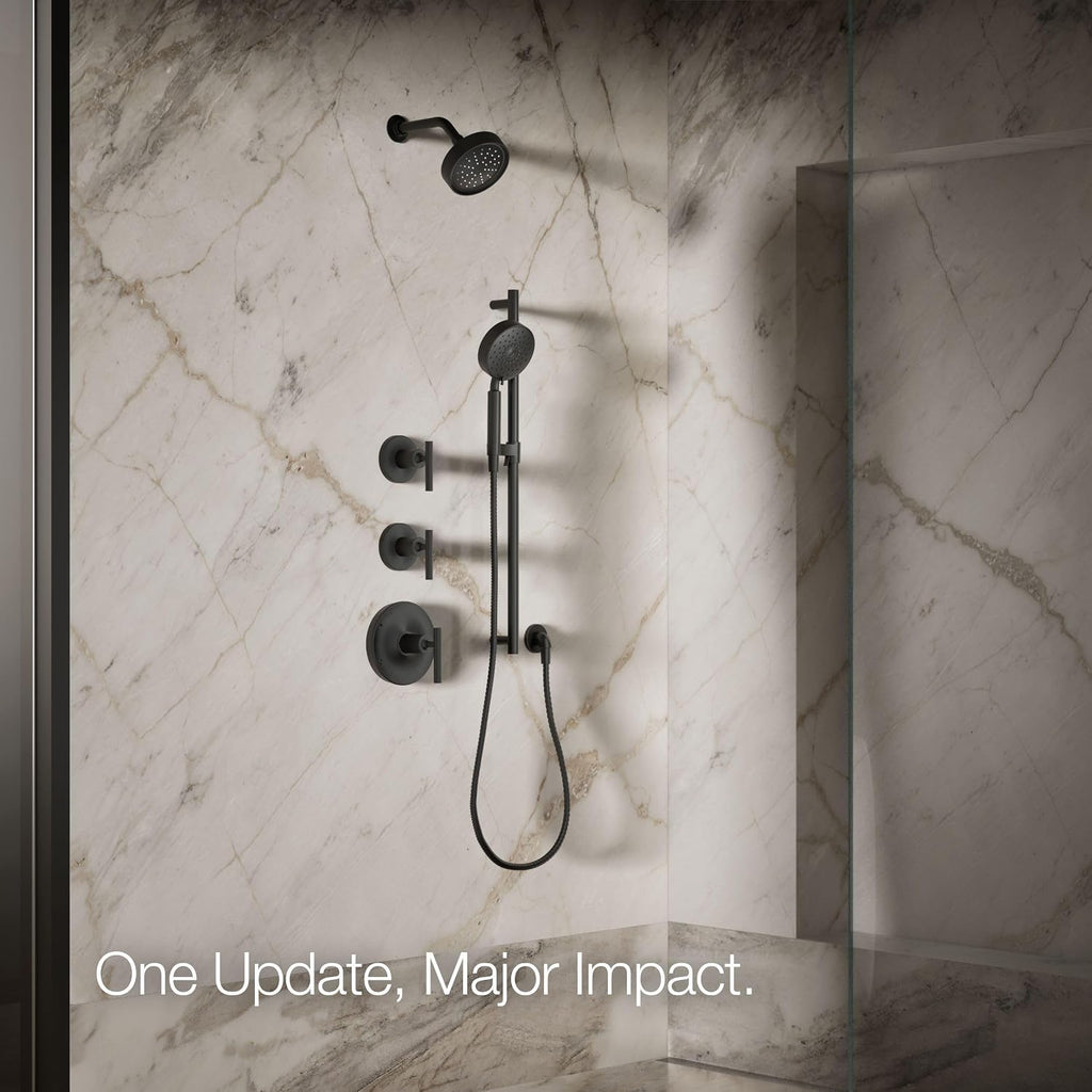 Kohler 965-AK-BL Purist® Single-function showerhead, 2.5 gpm, Matte Black