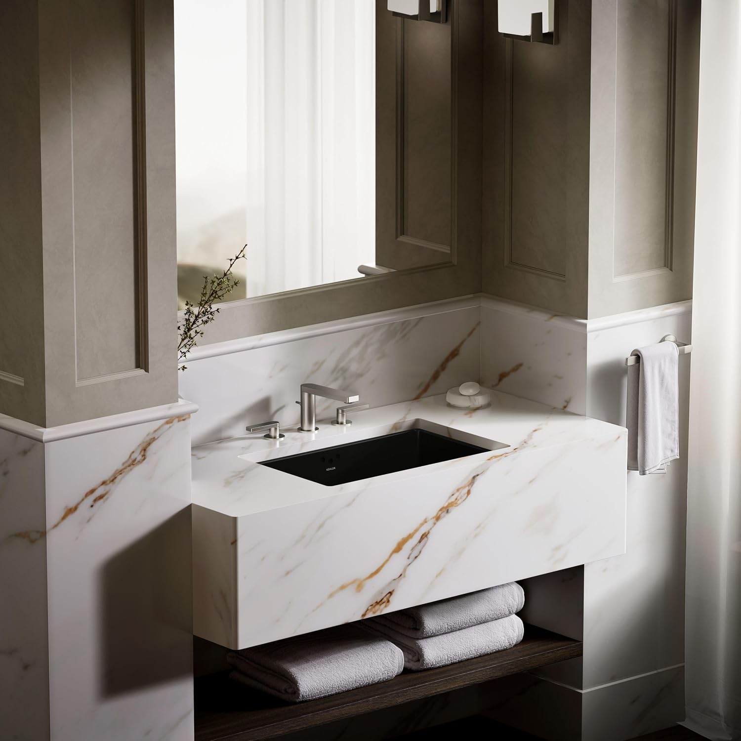 Kohler 2297-7 Kathryn 23-7/8' x 15-5/8' x 6-1/4' Undermount bathroom sink
