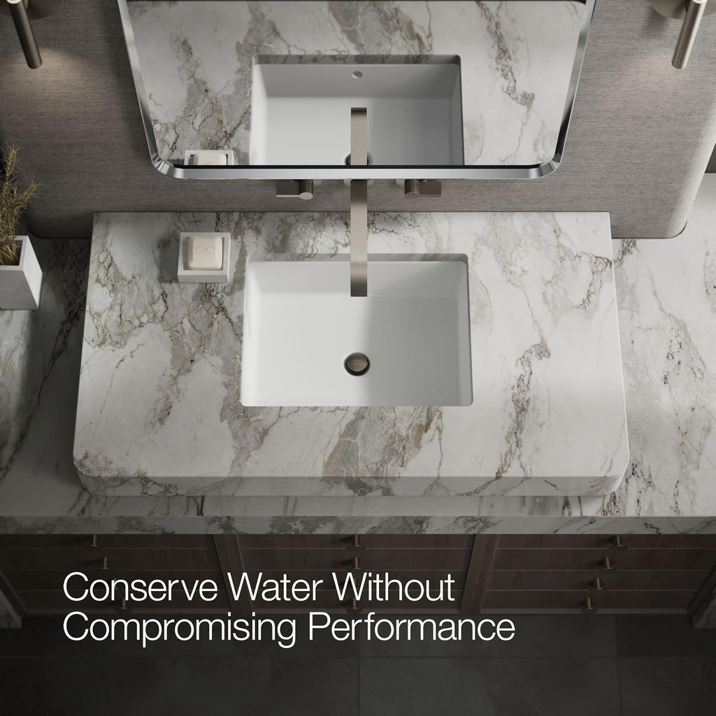Kohler KT23888-BN Components 1.2 GPM Bathroom Faucet - Handles Sold Separately Vibrant Brushed Nickel