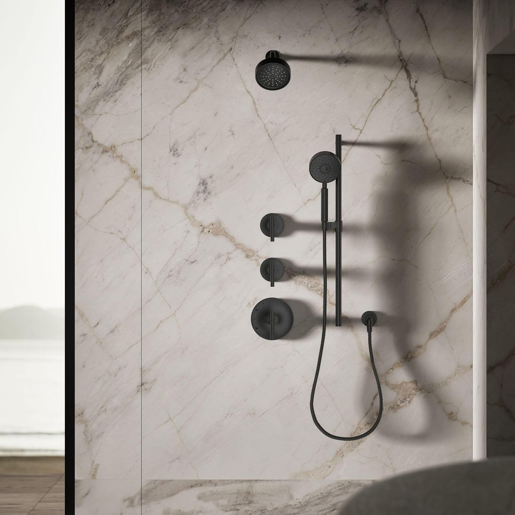 Kohler 965-AK-BL Purist® Single-function showerhead, 2.5 gpm, Matte Black