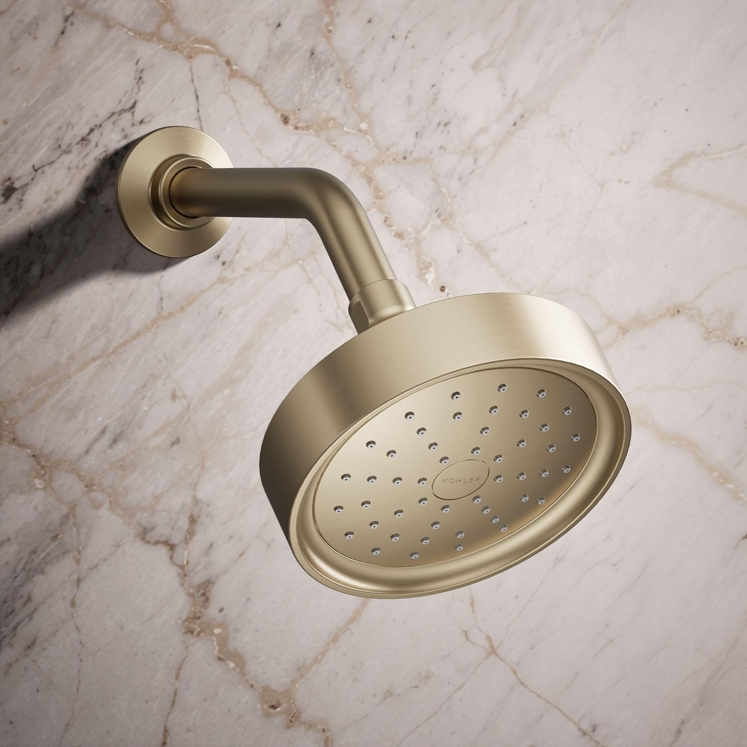 Kohler 965-AK-BV Purist® Single-function showerhead, 2.5 gpm, Vibrant Brushed Bronze