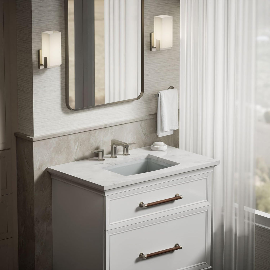 Kohler 2355-95 Archer® 20' rectangular undermount bathroom sink, Ice Grey