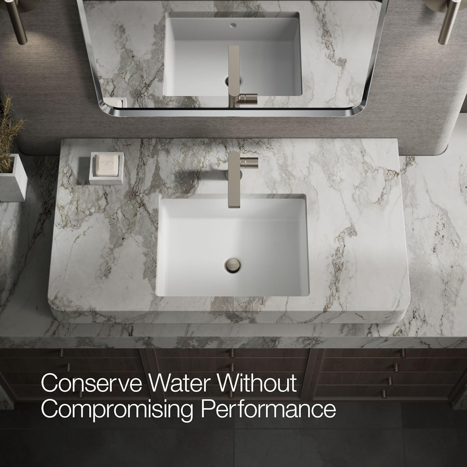 Kohler 73050-7-BN Composed® Single-Handle Bathroom Sink Faucet with Cylindrical Handle, 1.2 gpm, Vibrant Brushed Nickel