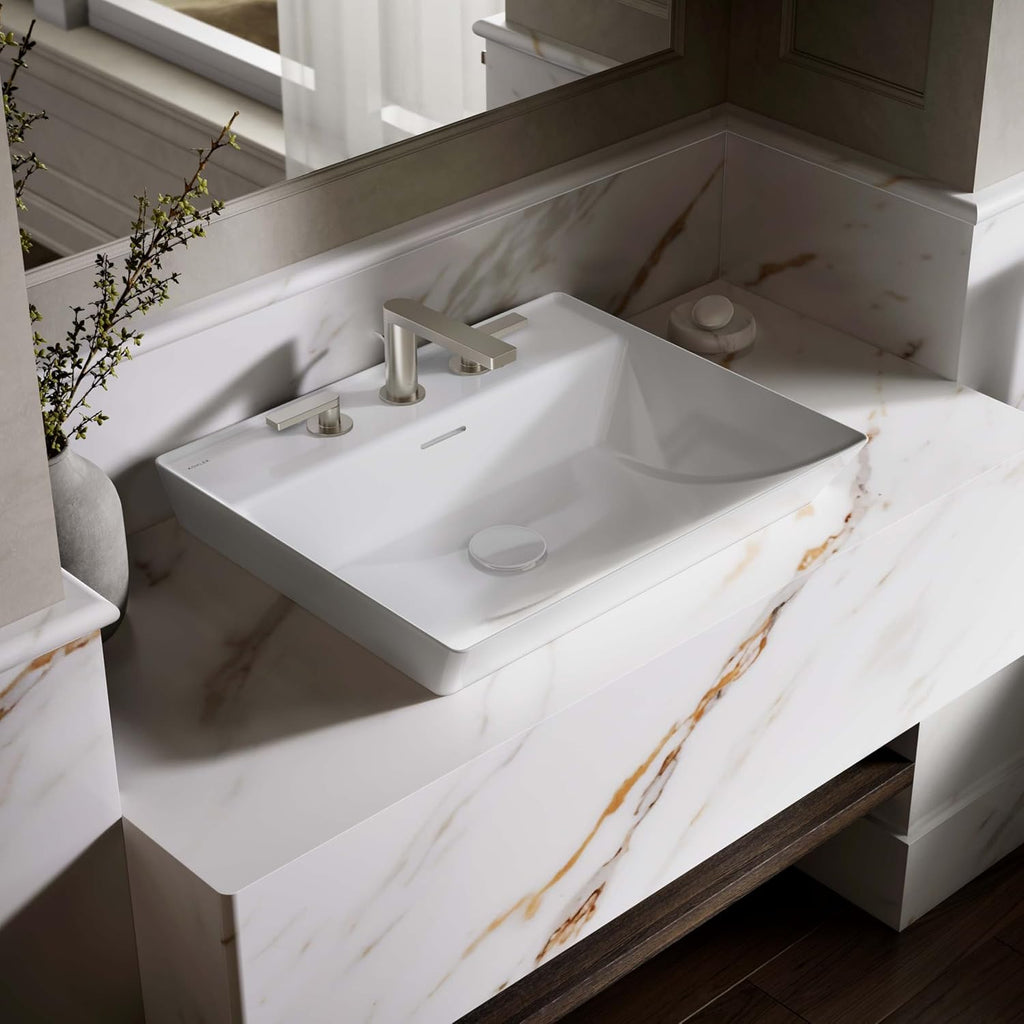 Kohler Brazn Rectangle Vessel Bathroom Sink