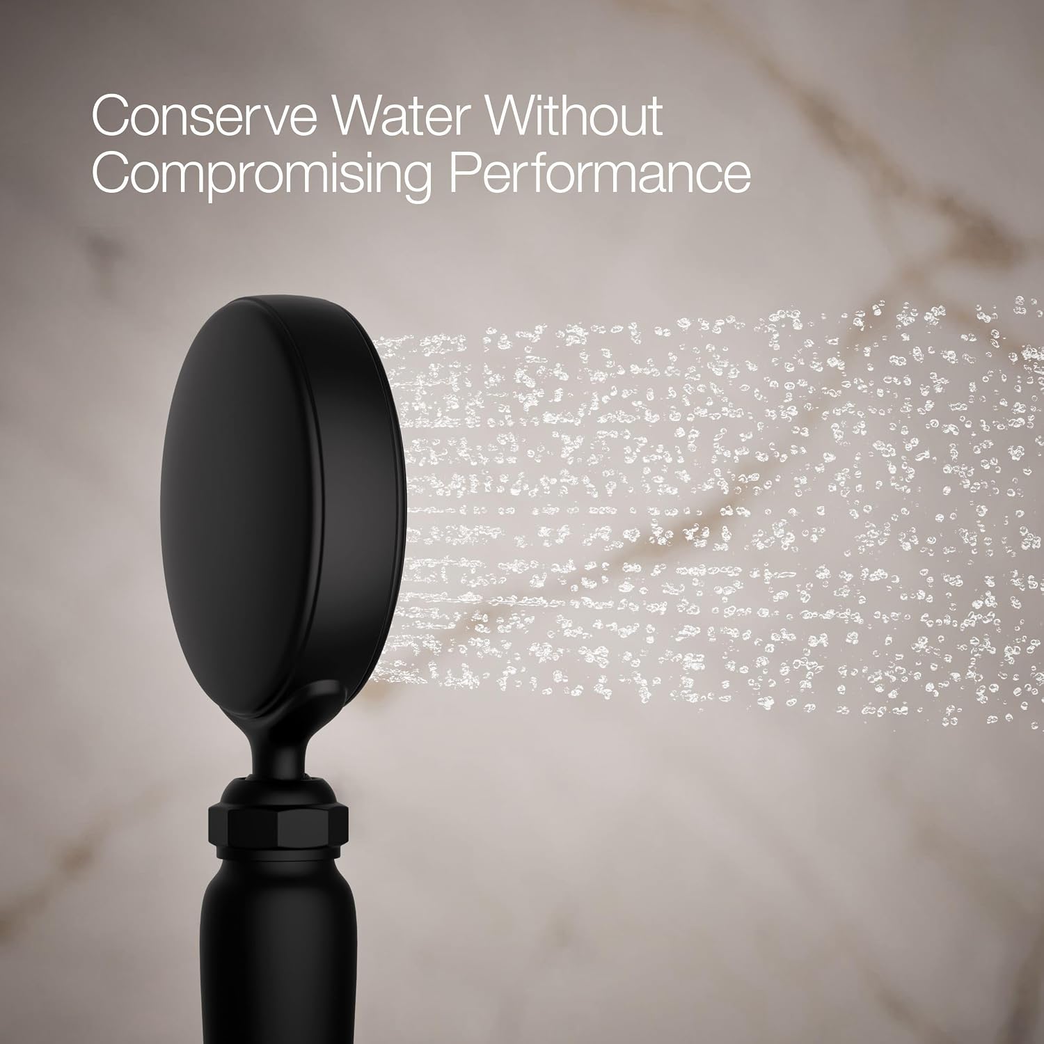 Kohler 72776-G-BL Artifacts® Single-function handshower, 1.75 gpm, Matte Black