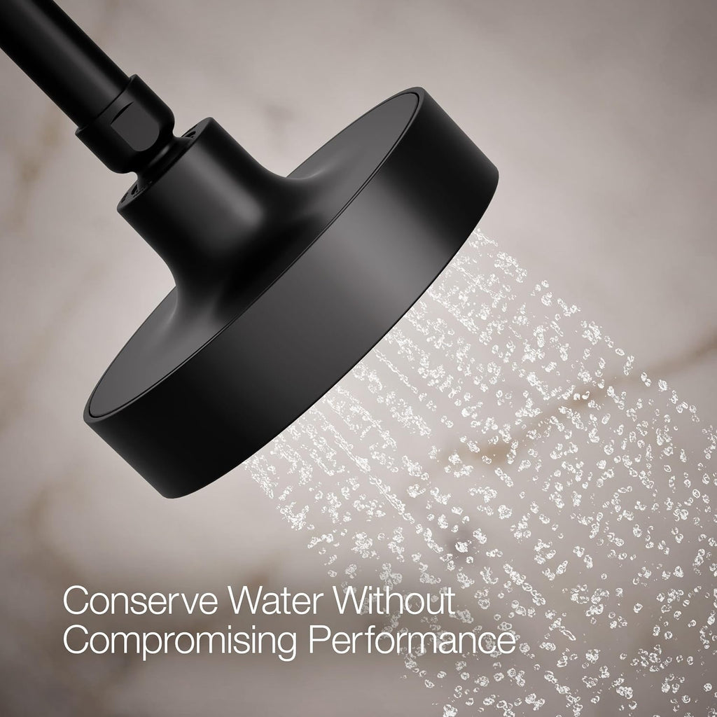 Kohler 965-AK-BL Purist® Single-function showerhead, 2.5 gpm, Matte Black