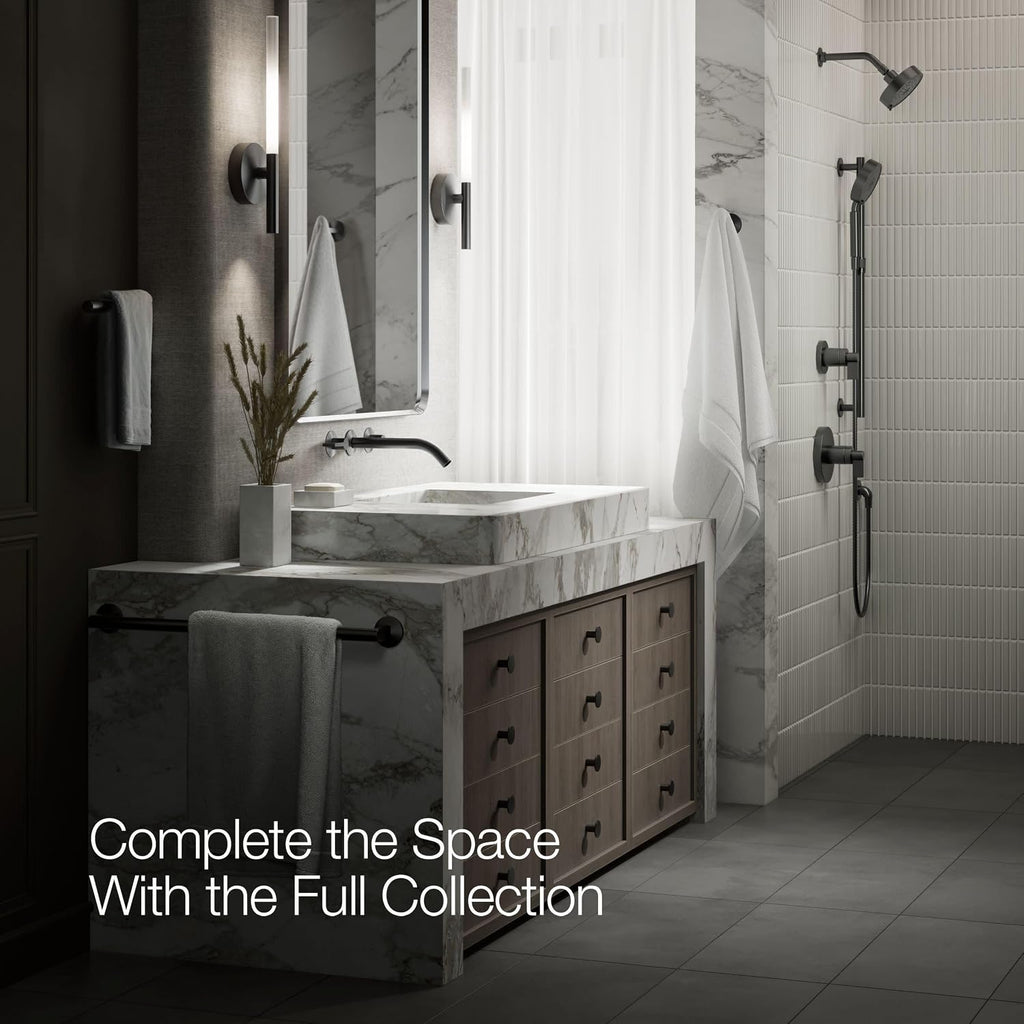 KOHLER Components Wall-mount Bathroom Sink Faucet Trim With Lever Handles