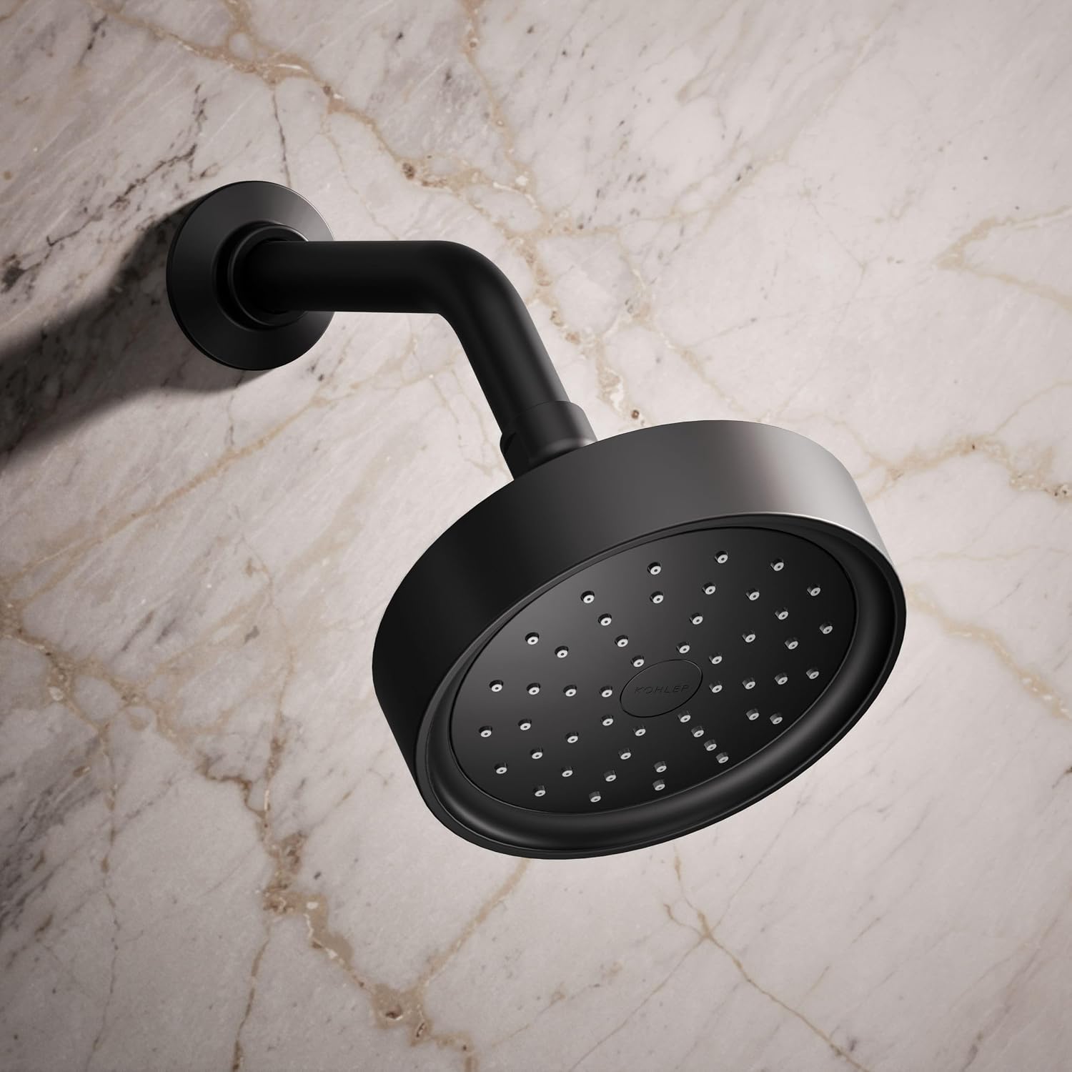Kohler 965-AK-BL Purist® Single-function showerhead, 2.5 gpm, Matte Black