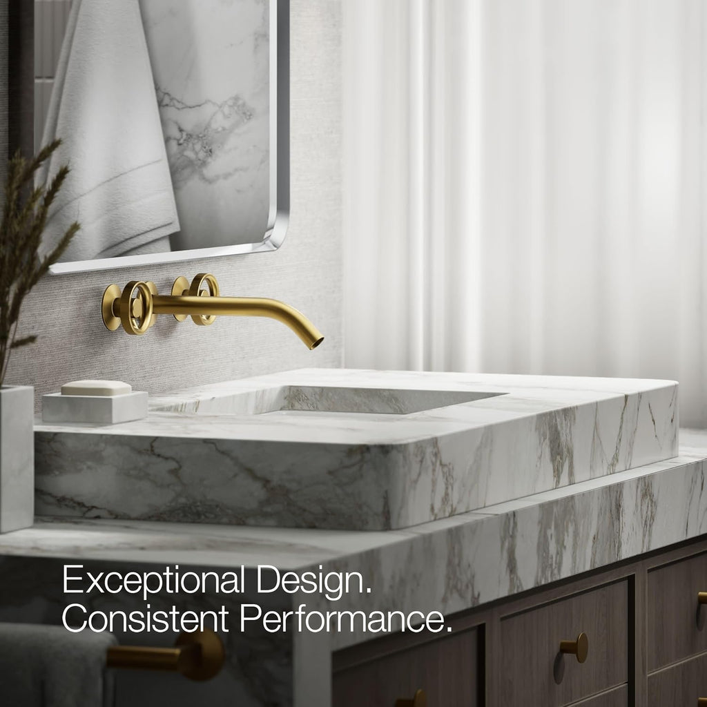 Kohler T77981-9-2MB Components Plumbing Fixtures, Vibrant Brushed Moderne Brass