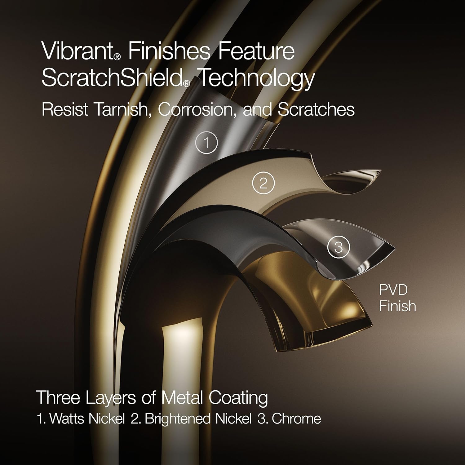 Kohler 22567-4-TT Parallel® Wall-Mount Single-Handle Bathroom Sink Faucet, 1.2 gpm, Vibrant Titanium