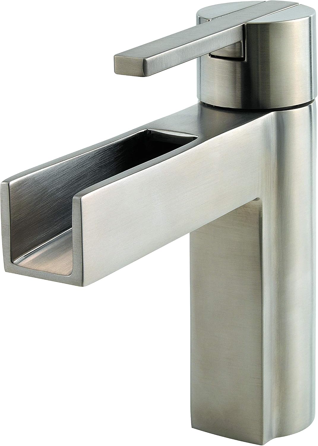 Pfister LF042VGKK Vega Single Control 4 Inch Centerset Bathroom Faucet in Brushed Nickel, Water-Efficient Model