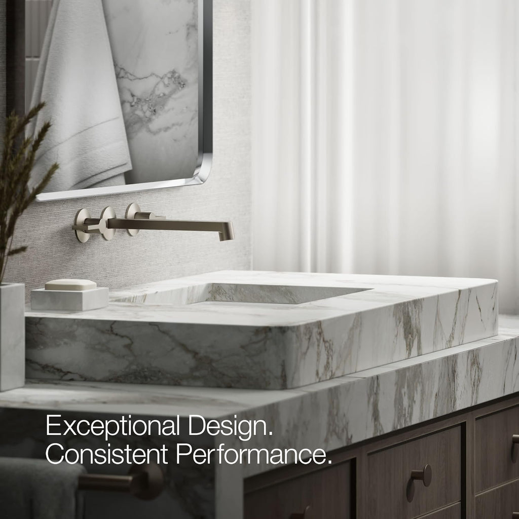 KOHLER Components Wall-Mount Bathroom Sink Faucet Spout With Row Design 1.2 GPM