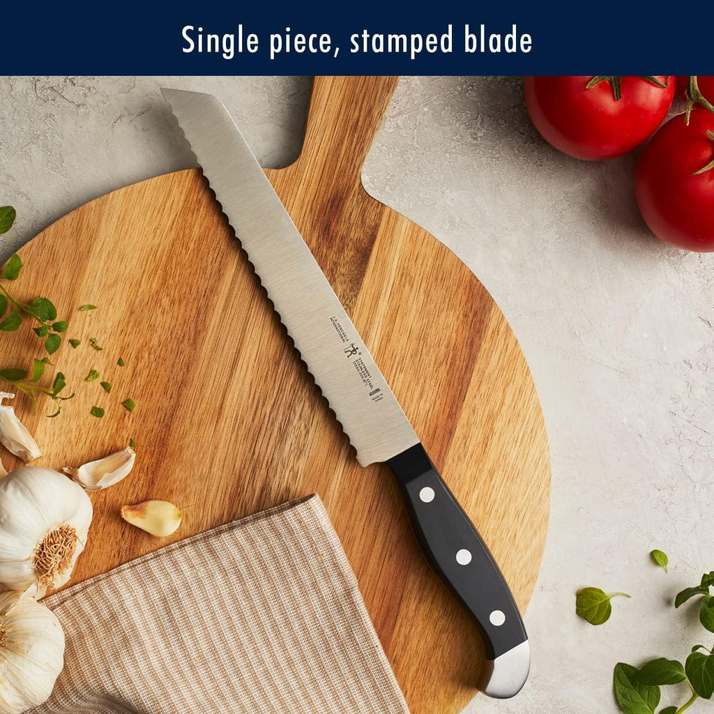HENCKELS Statement Premium Quality 15-Piece Knife Block Set, Natural, Razor-Sharp, German Engineered Informed by 100+ Years of Mastery, Lightweight and Strong, Dishwasher Safe