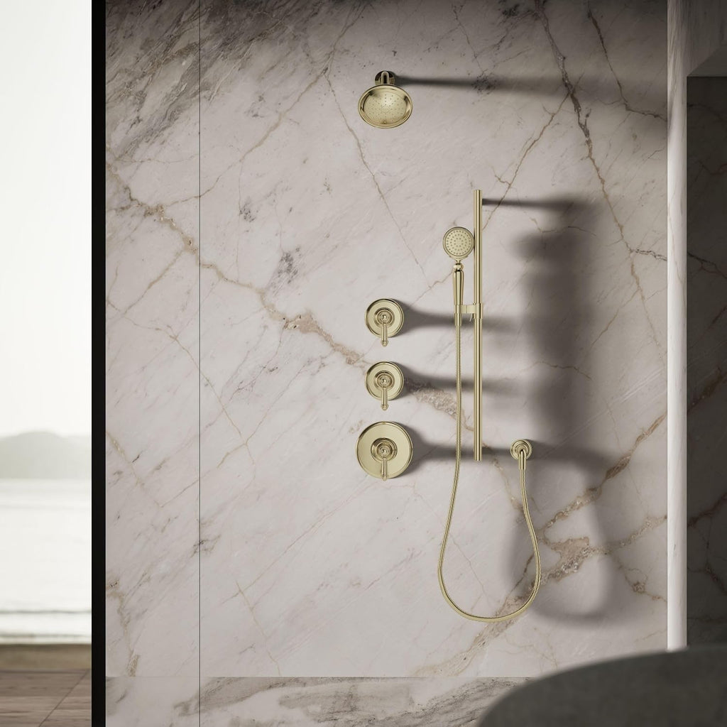 Kohler 72774-G-AF Artifacts® Single-function showerhead, 1.75 gpm, Vibrant French Gold