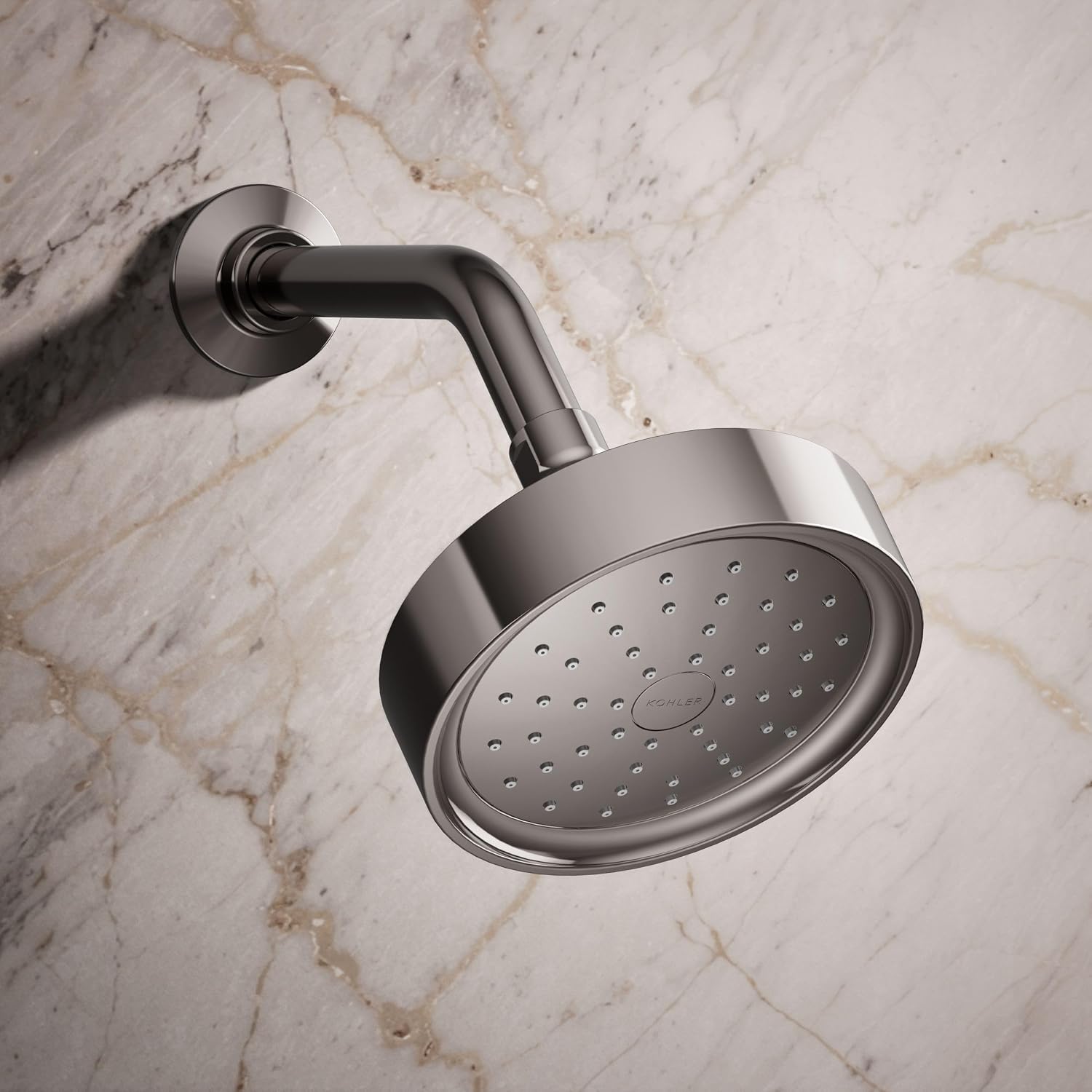 Kohler 965-AK-TT Purist® Single-function showerhead, 2.5 gpm, Vibrant Titanium