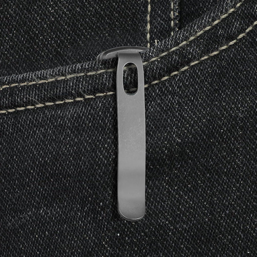 Kizer Original 2 EDC Pocket Knife, 3.19' S45VN Sheepsfoot Folding Knife with Titanium Handle, Thumb Stud Opener Clutch Lock, for Camping Hiking Fishing Ki3605.2SA1