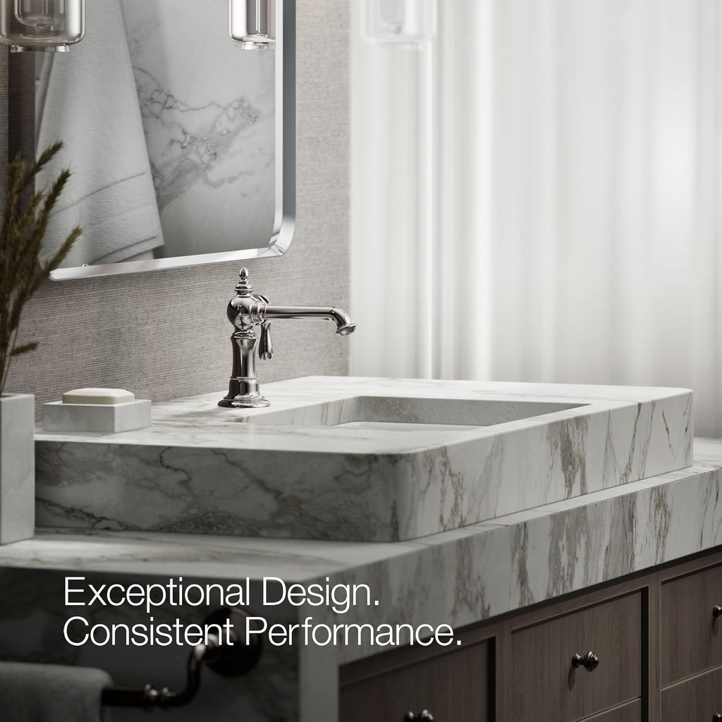 Kohler 72762-9M-TT Artifacts® Single-Handle Bathroom Sink Faucet, 1.2 gpm, Vibrant Titanium