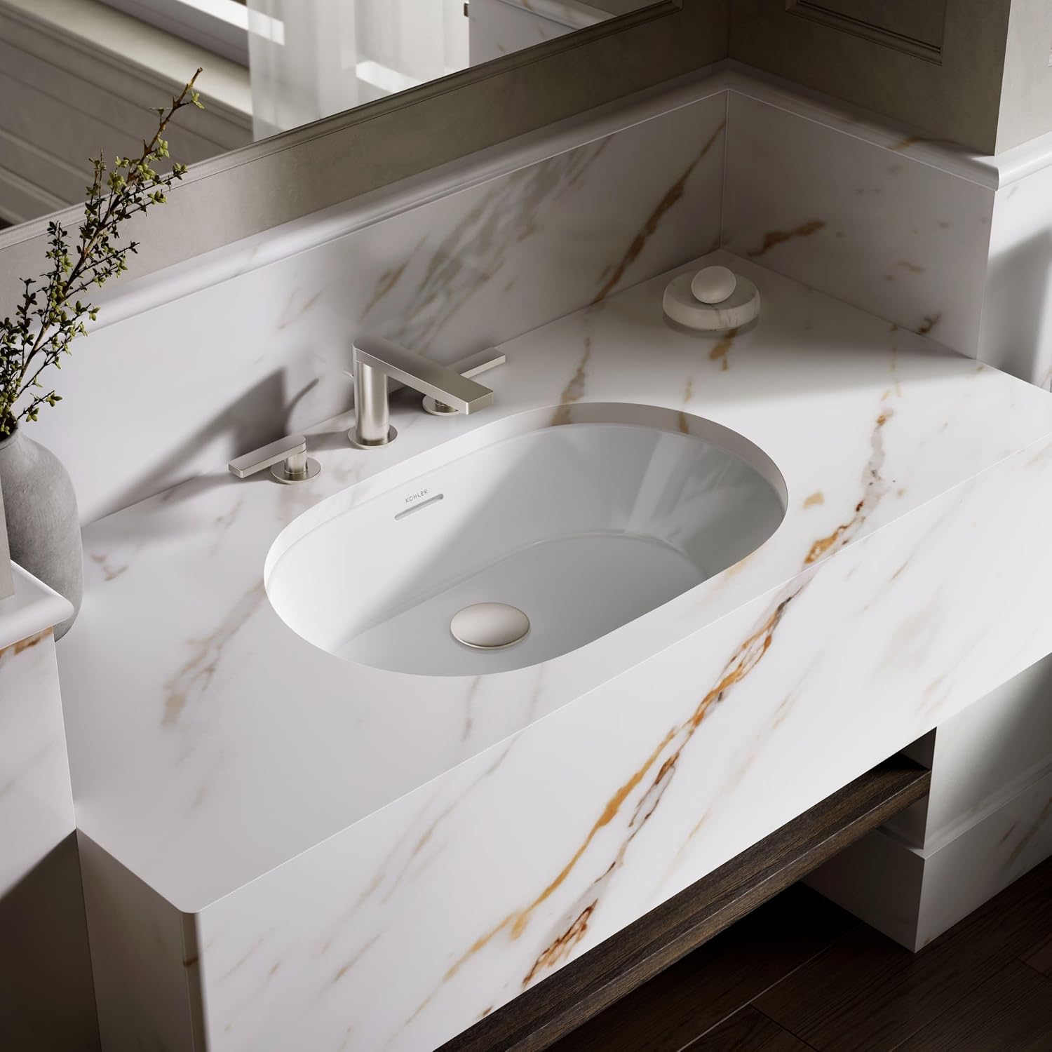 Kohler Brazn Capsule Undermount Bathroom Sink