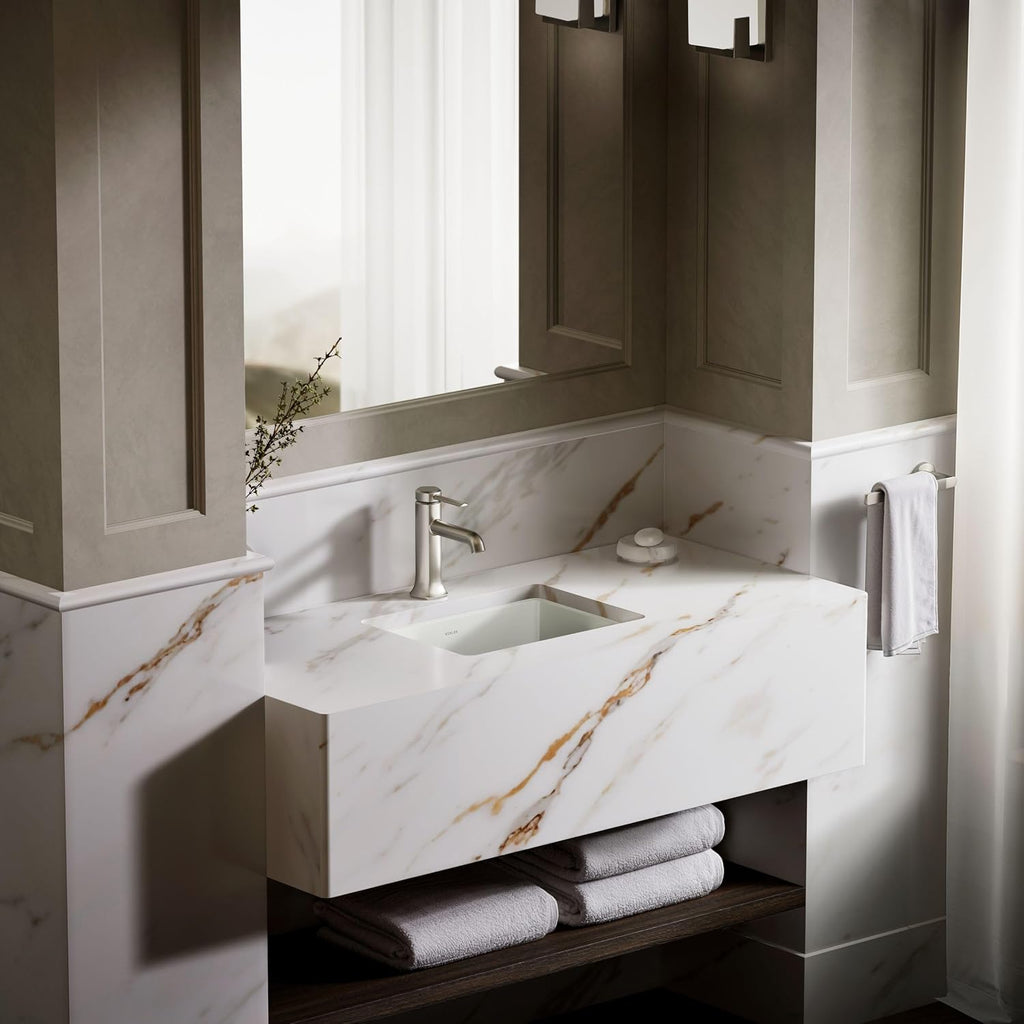 KOHLER Verticyl Rectangle under-mount bathroom sink