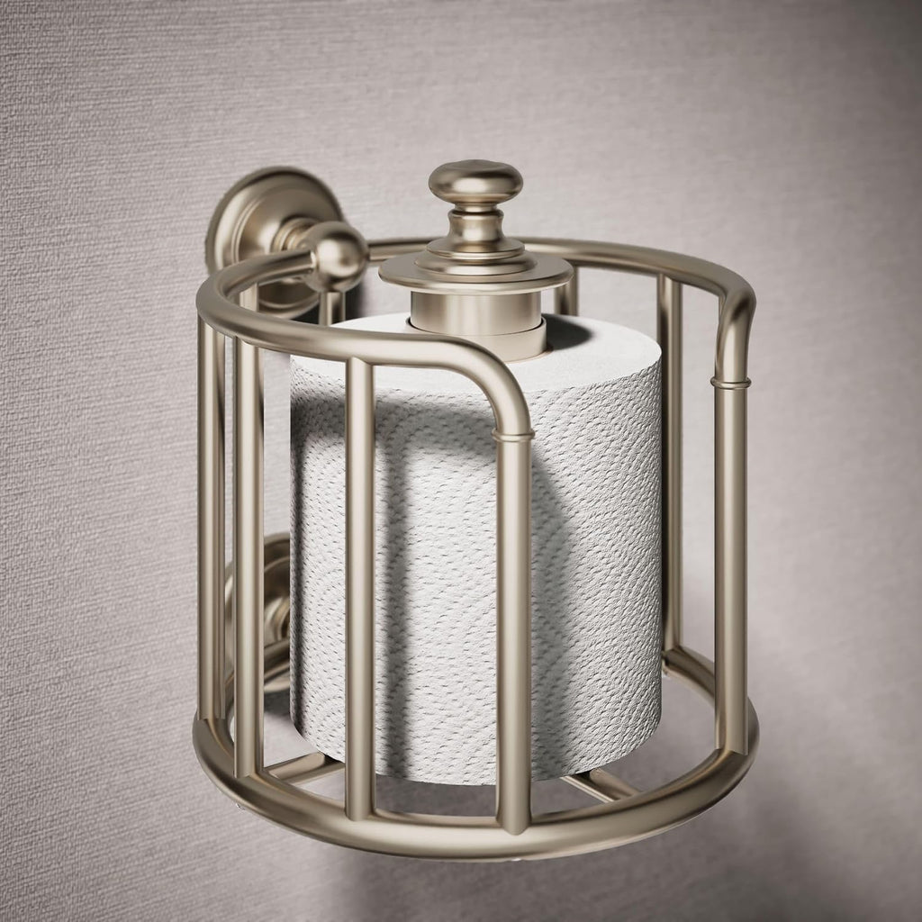 Kohler K-72576-BV Artifacts Toilet Tissue Carriage, Vibrant Brushed Bronze