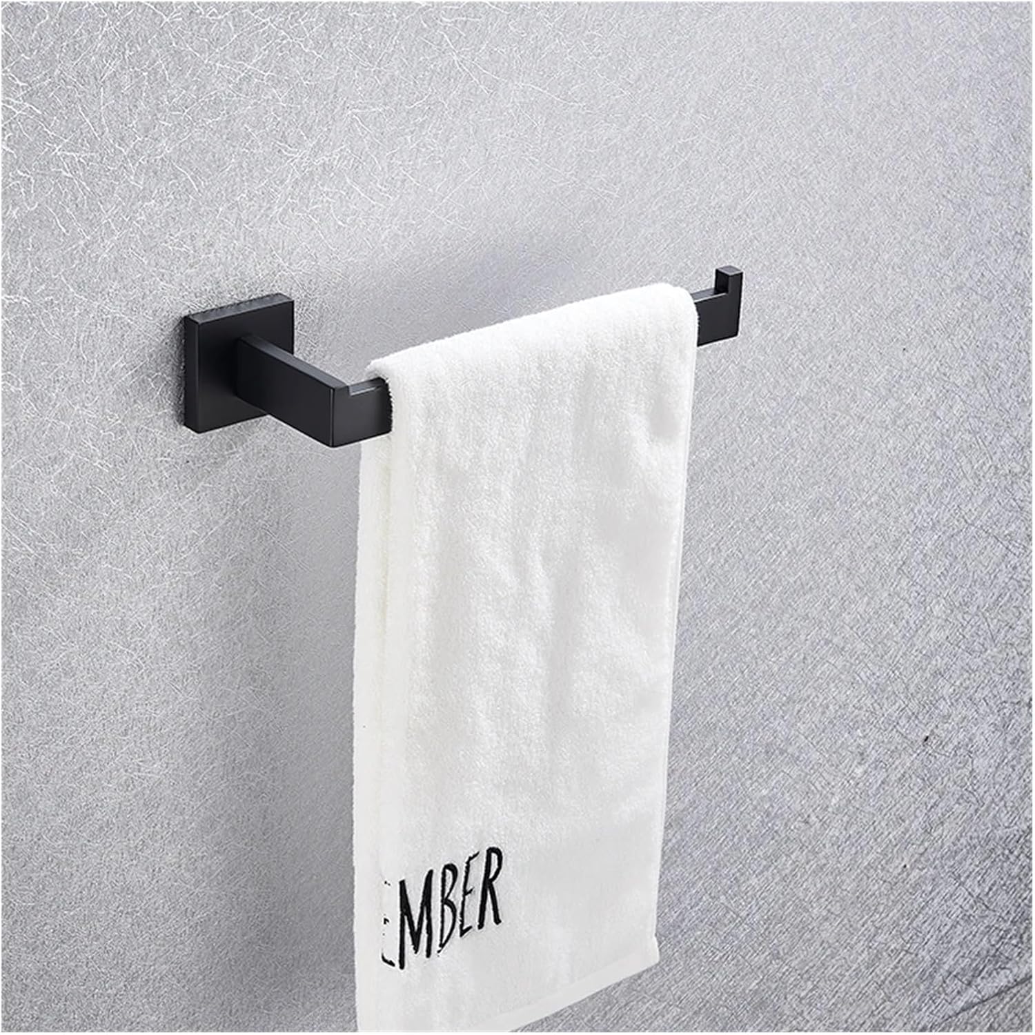 Bath Bathroom Towel Rack Toilet Paper Holder Bathroom Hook Bathroom Accessories Paper Holder Four Piece Stainless Steel(Brushed Nickel A)