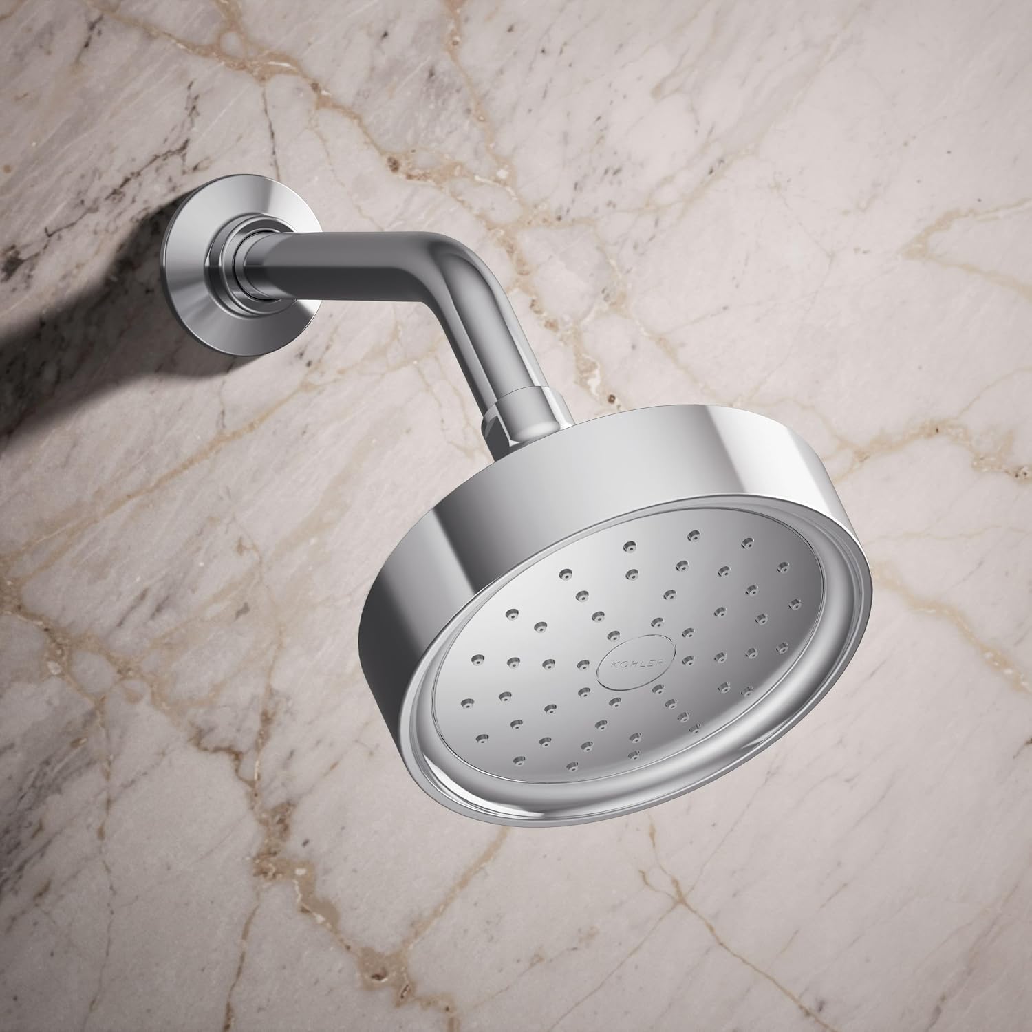 Kohler 965-AK-CP Purist® Single-function showerhead, 2.5 gpm, Polished Chrome