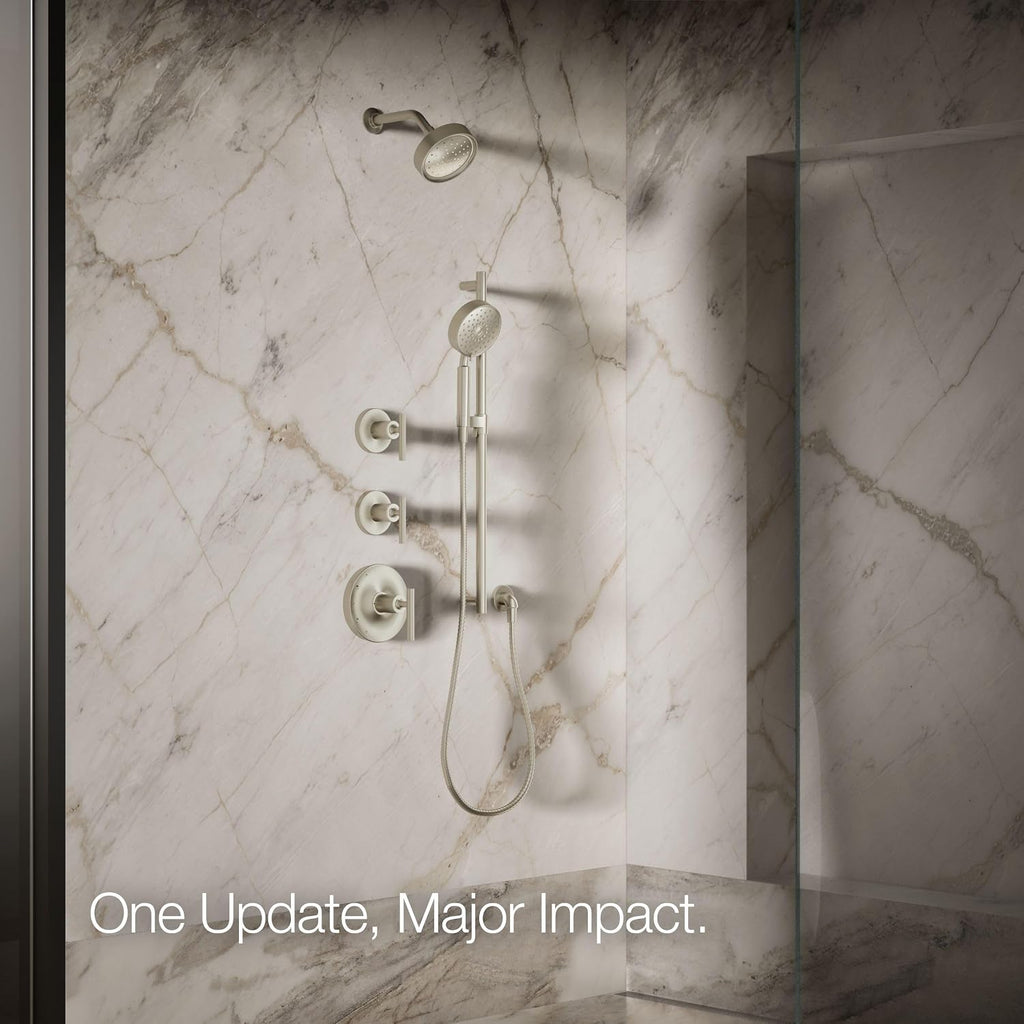 Kohler 965-AK-BN Purist® Single-function showerhead, 2.5 gpm, Vibrant Brushed Nickel
