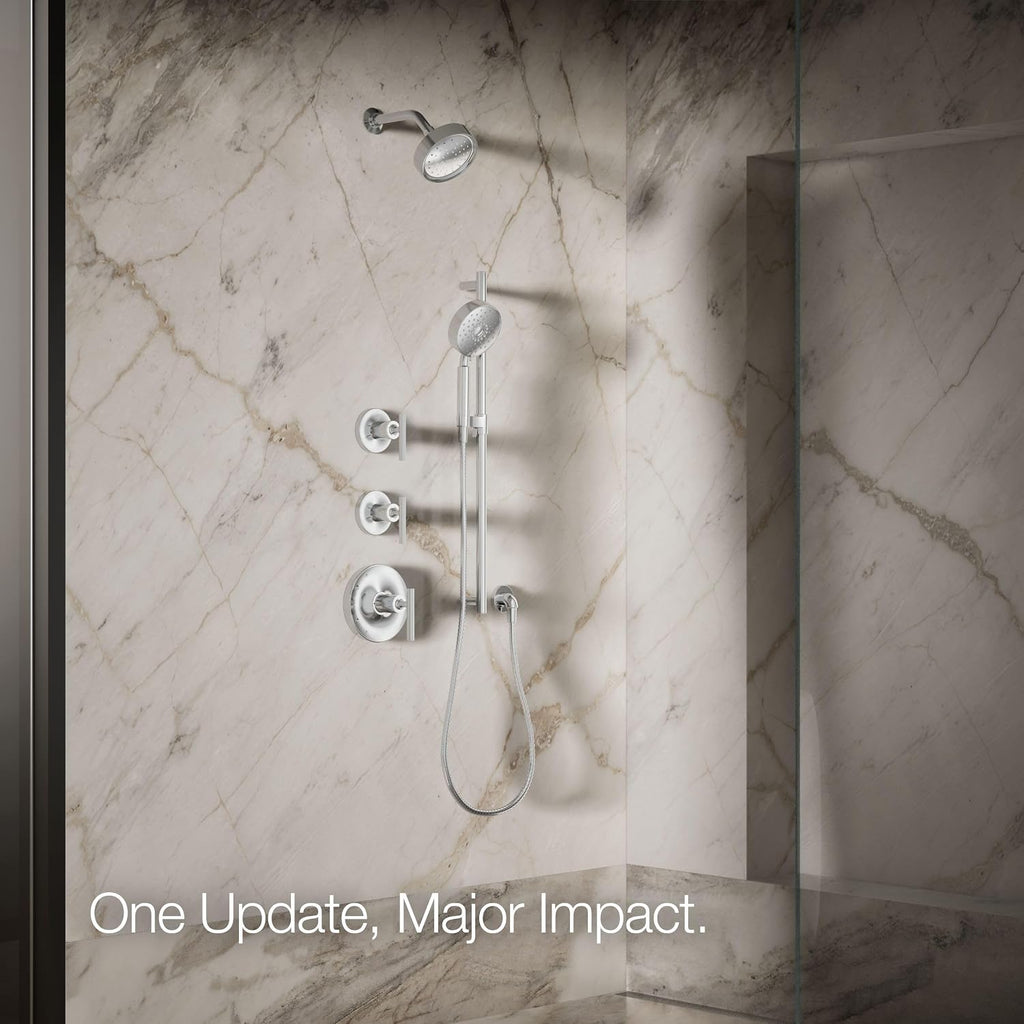 Kohler 965-AK-CP Purist® Single-function showerhead, 2.5 gpm, Polished Chrome