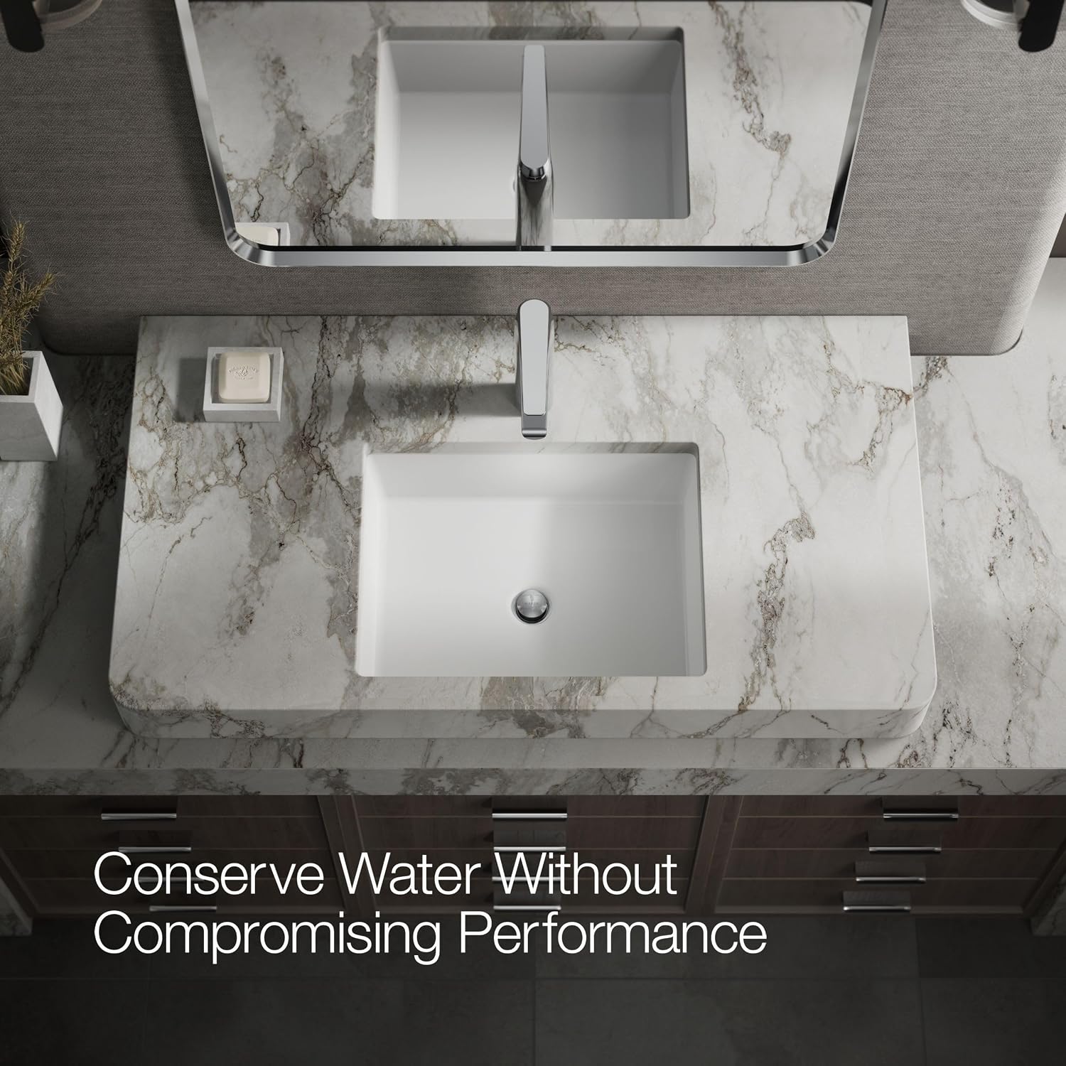 Kohler 97347-4-CP Avid® Tall Single-Handle Bathroom Sink Faucet, 1.2 gpm, Polished Chrome
