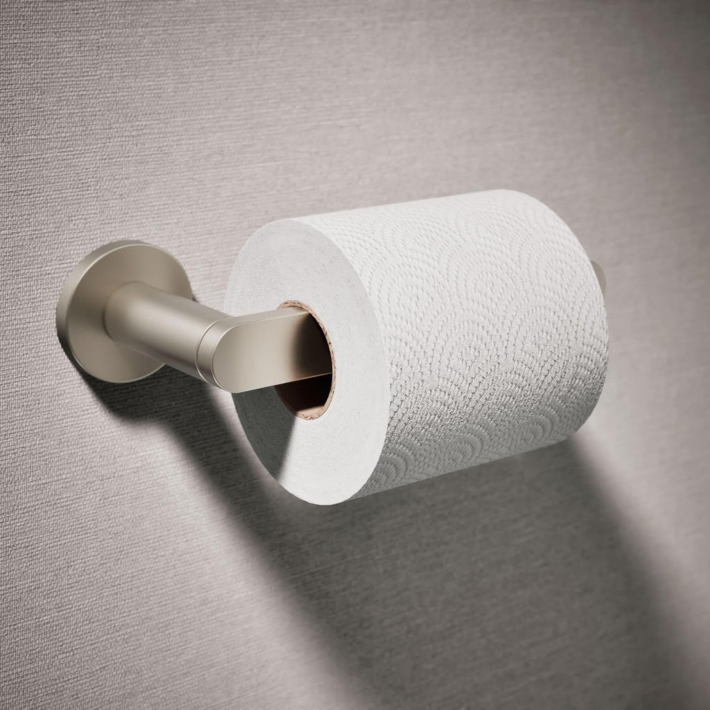 Kohler K73147-BN Composed Wall Mounted Pivoting Toilet Paper Holder Brushed Nickel