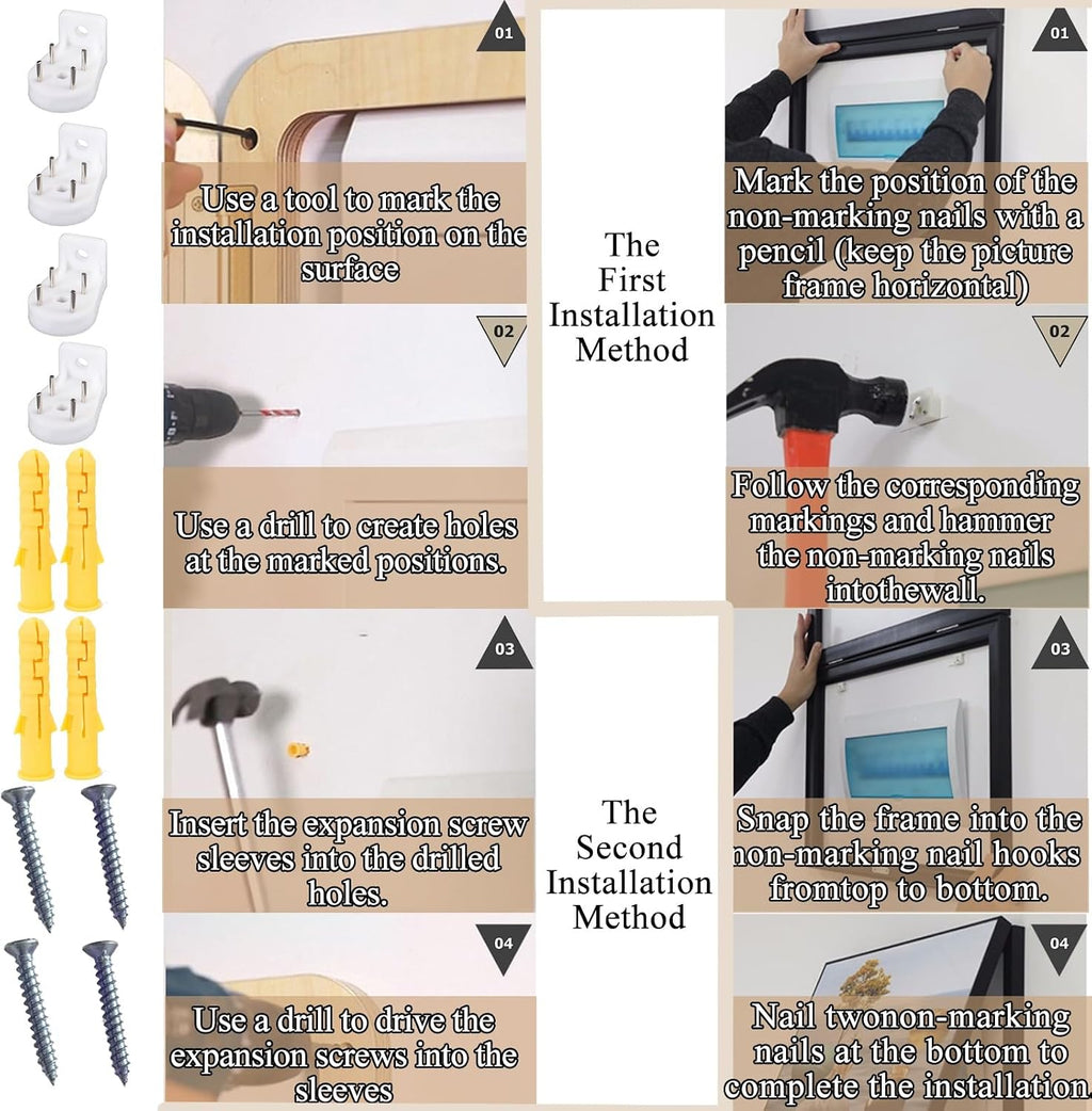 Breaker Box Cover Decorative Wall Electric Meter Box Decorative for Dining Room, Modern Flip Panel Cover Distribution Boxes with Screws Set, Living Room/ Bedroom/ Hotel/ Hanging Pictures Decoration(Li