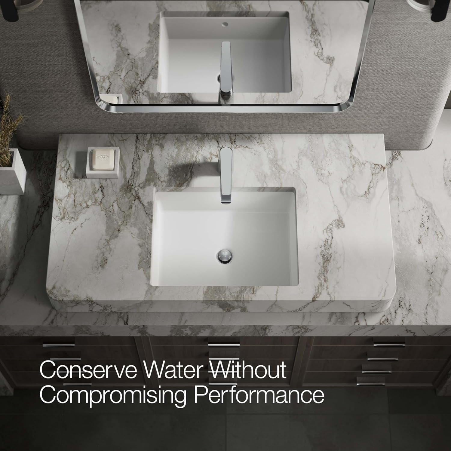 KOHLER K-97345-4N-CP AVID™ Single-Handle Faucet, 0.5GPM