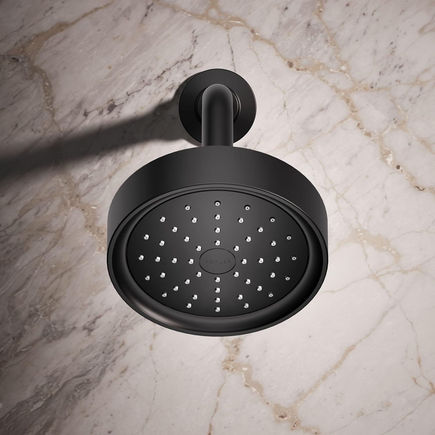 Kohler 965-AK-BL Purist® Single-function showerhead, 2.5 gpm, Matte Black