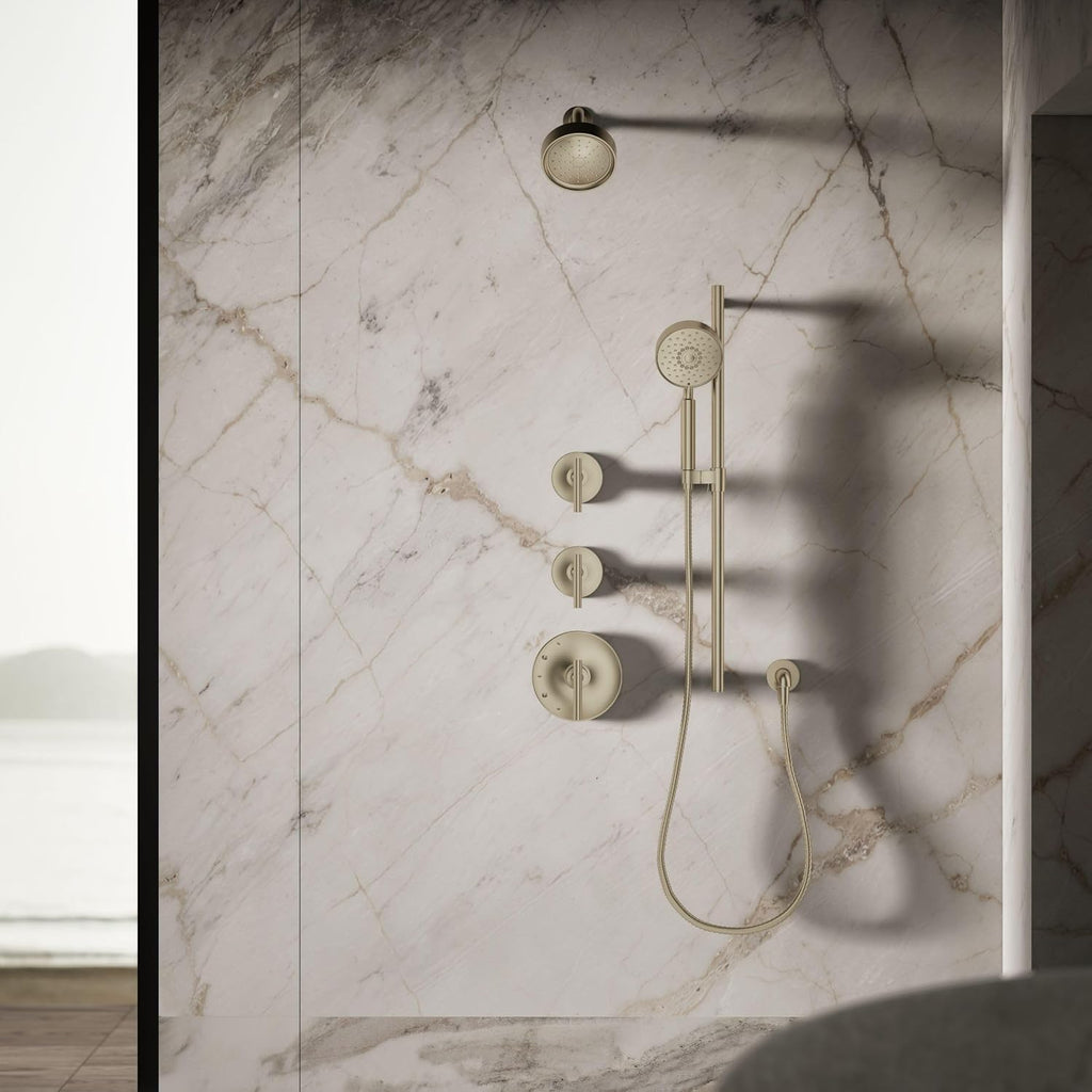 Kohler 965-AK-BV Purist® Single-function showerhead, 2.5 gpm, Vibrant Brushed Bronze