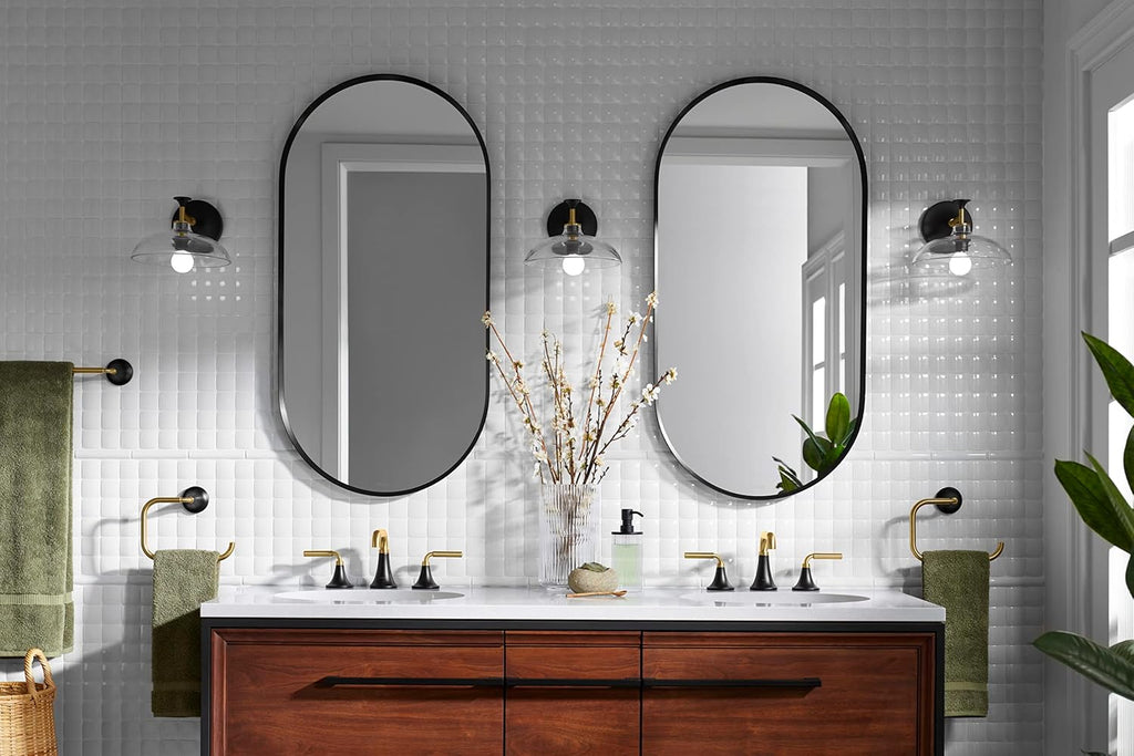 Kohler Lighting 31768-SC01 Tone 7' Tall Bathroom Sconce - Brushed Moderne Brass