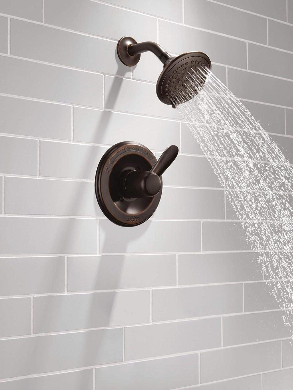 Delta Lahara 14 Series 5-Setting Shower Faucet Set, Oil Rubbed Bronze Shower Head and Handle Set, Valve Trim Kit, Venetian Bronze T14238-RB (Valve Not Included)