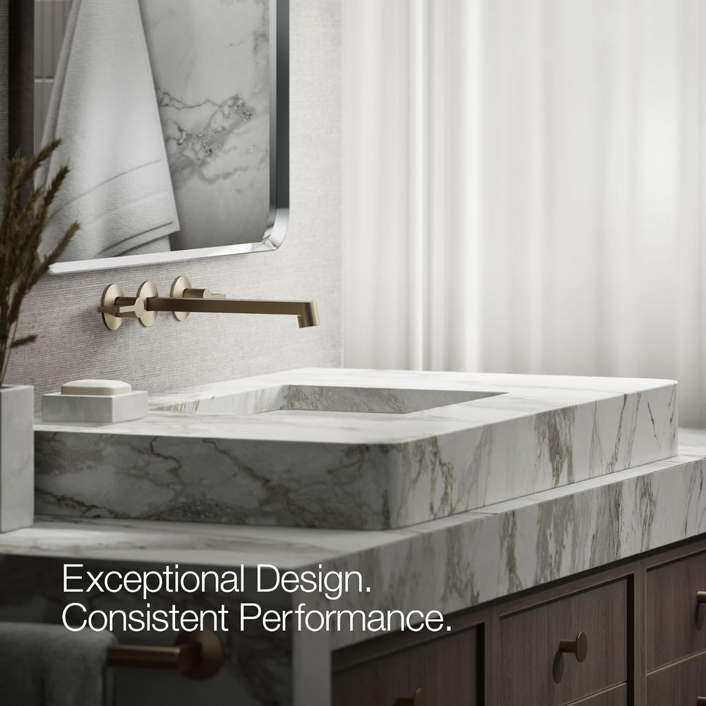KOHLER Components Wall-Mount Bathroom Sink Faucet Spout With Row Design 1.2 GPM