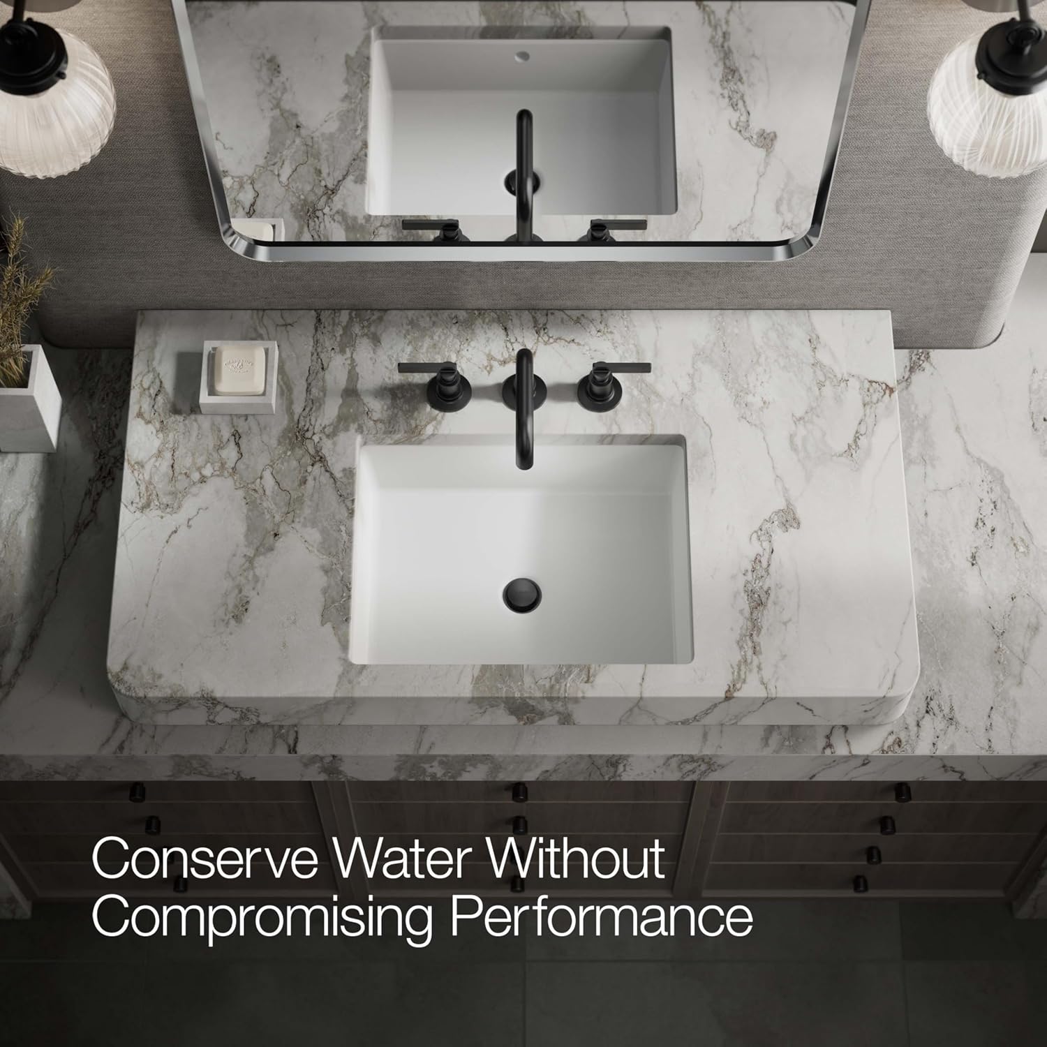 KOHLER Castia by Studio McGee Widespread Bathroom Sink