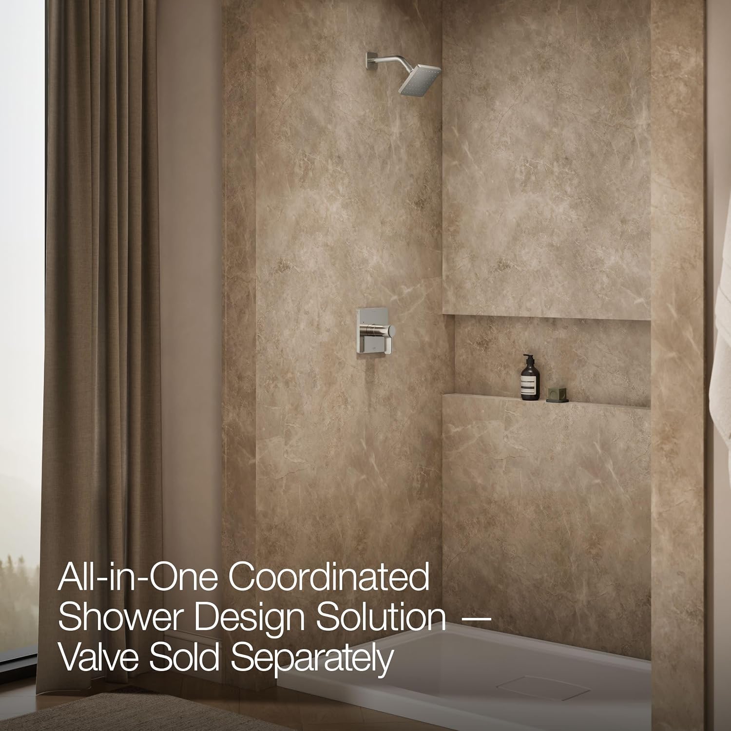 KOHLER K-TS23503-4G-SN PARALLEL® SHWR TRIM, 1.75 GPM SHOWERHEAD, Vibrant Polished Nickel